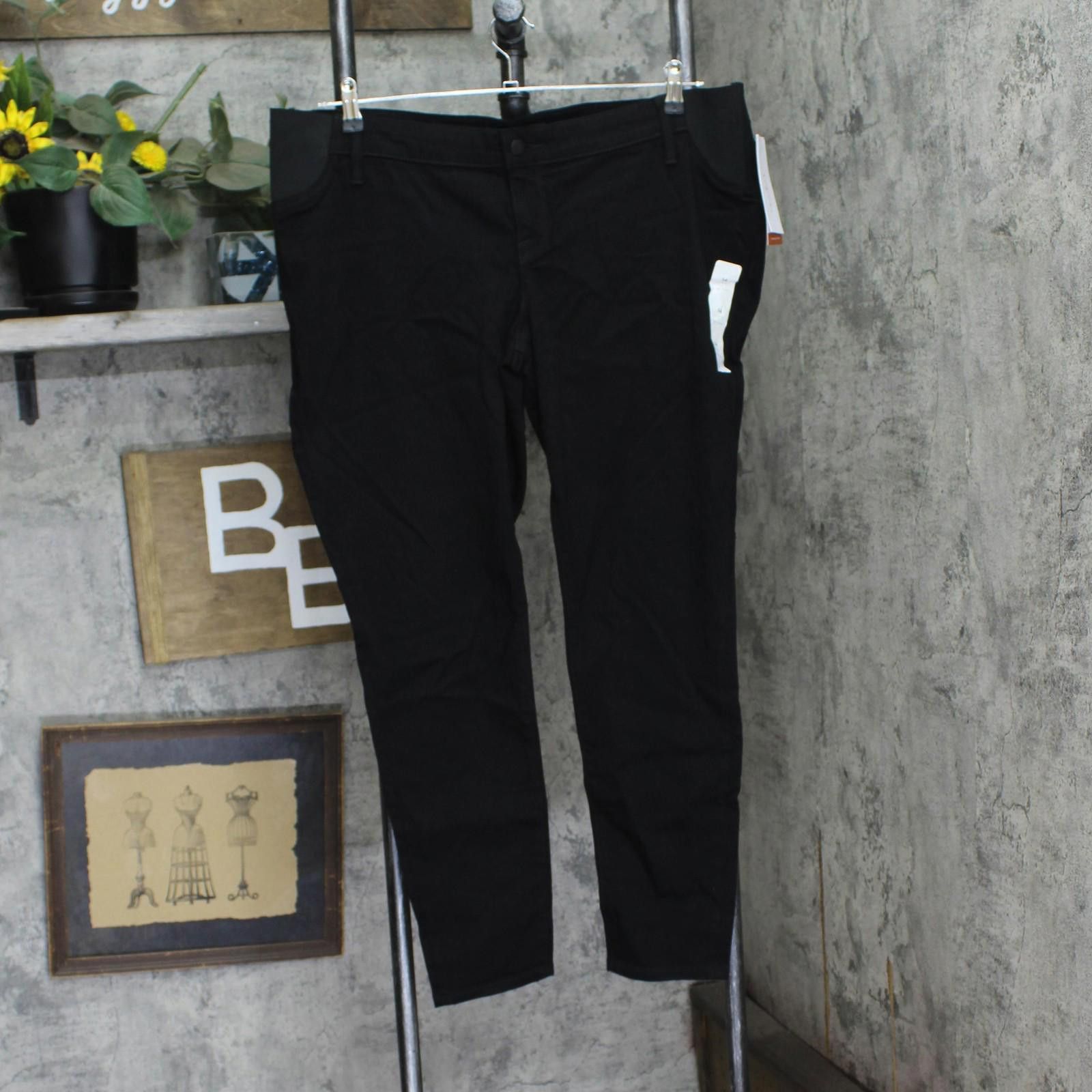 Designer Nwt Isabel Maternity By Ingrid & Isabel Under Pants Black 14 Size 36" / US 14 / IT 50 - 1 Thumbnail