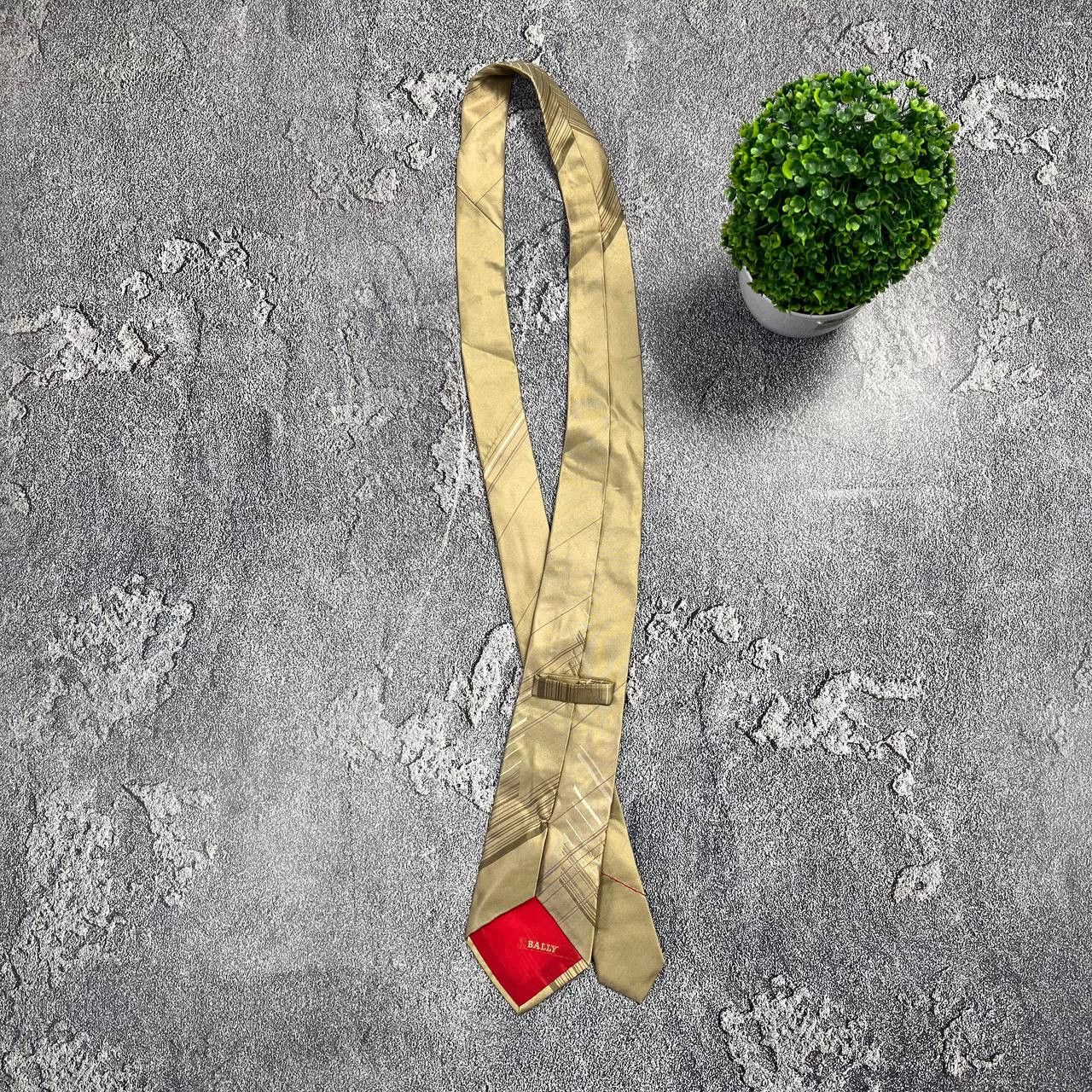Bally Vintage Bally 100% Silk Mens Necktie Luxury Designer Striped Size ONE SIZE - 5 Thumbnail