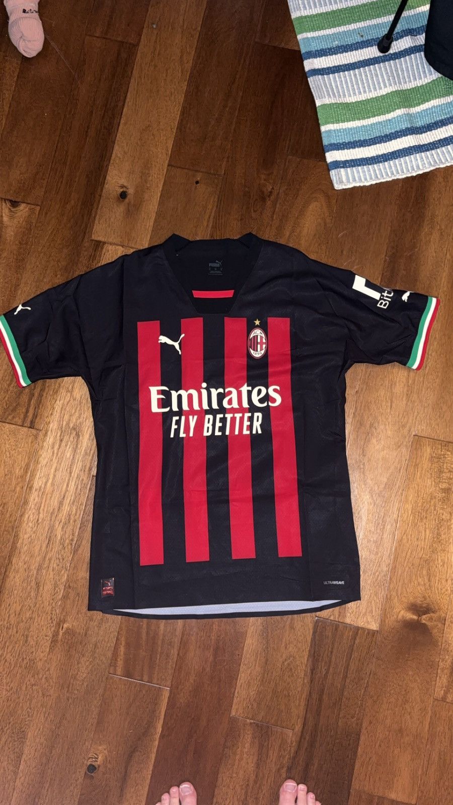 Puma VINTAGE PUMA AC MILAN 2022-23 JERSEY NEVER WORN Size US XL / EU 56 / 4 - 1 Thumbnail