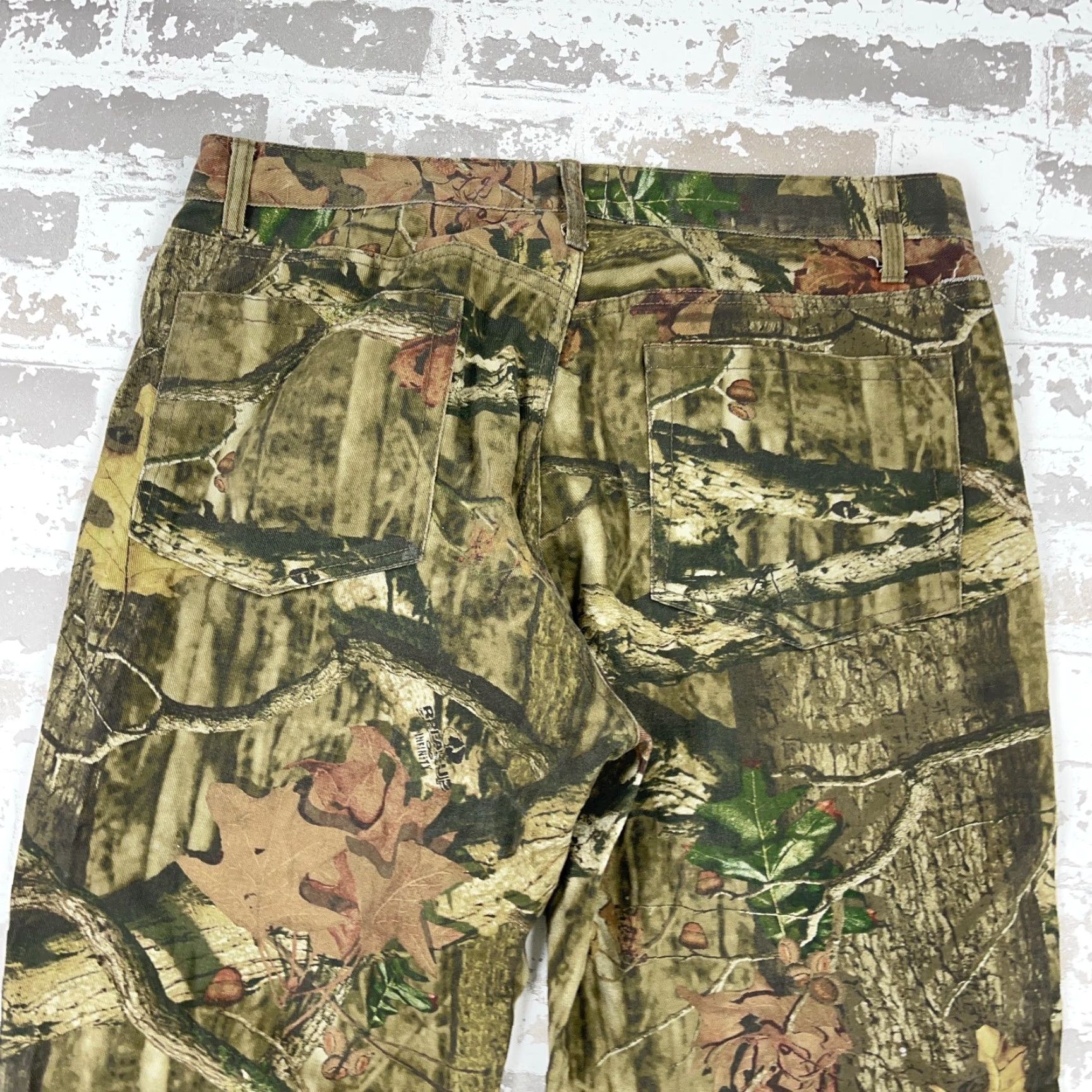 Vintage Vintage Mossy Oak Jeans Men 36x34 Denim Straight Leg 5-Pocket Camo Brown Mossy Oak Mens Jeans Size US 36 / EU 52 - 4 Thumbnail