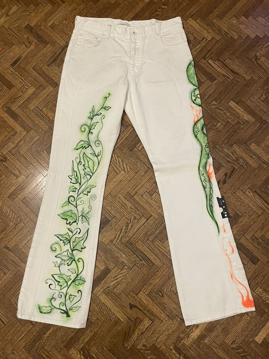 image of Off White C/o Virgil Abloh White Denim, Men's (Size 32)