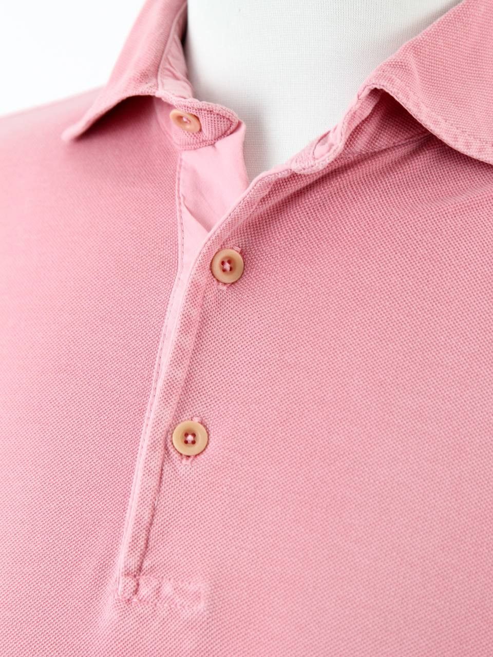Gran Sasso GRAN SASSO Cotton pink polo shirt Size US M / EU 48-50 / 2 - 5 Thumbnail