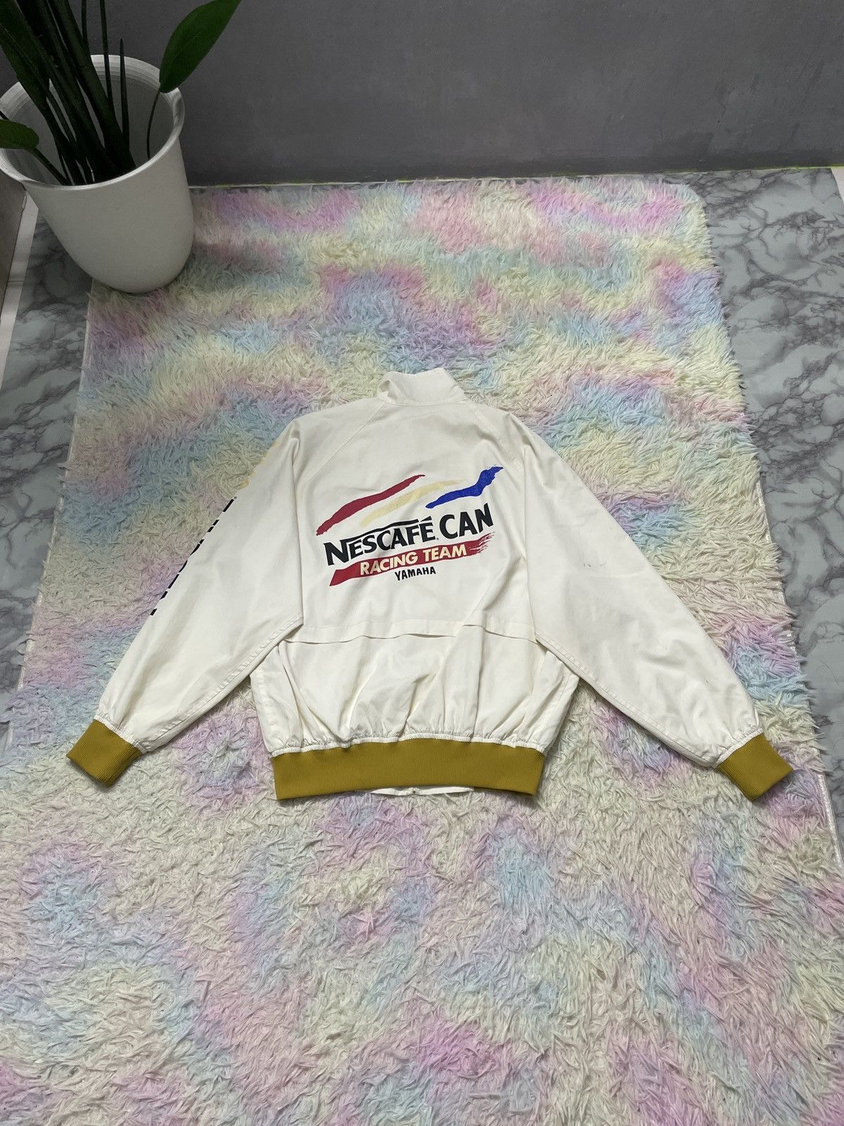Vintage × Yamaha Nescafe Can Yamaha Racing Team Size US L / EU 52-54 / 3 - 2 Thumbnail