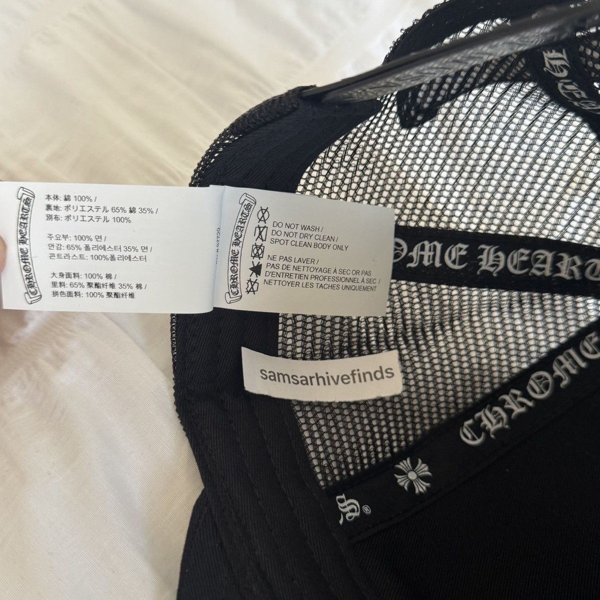 Chrome Hearts Chrome Hearts Fuck You Trucker Hat Black Size ONE SIZE - 9 Thumbnail