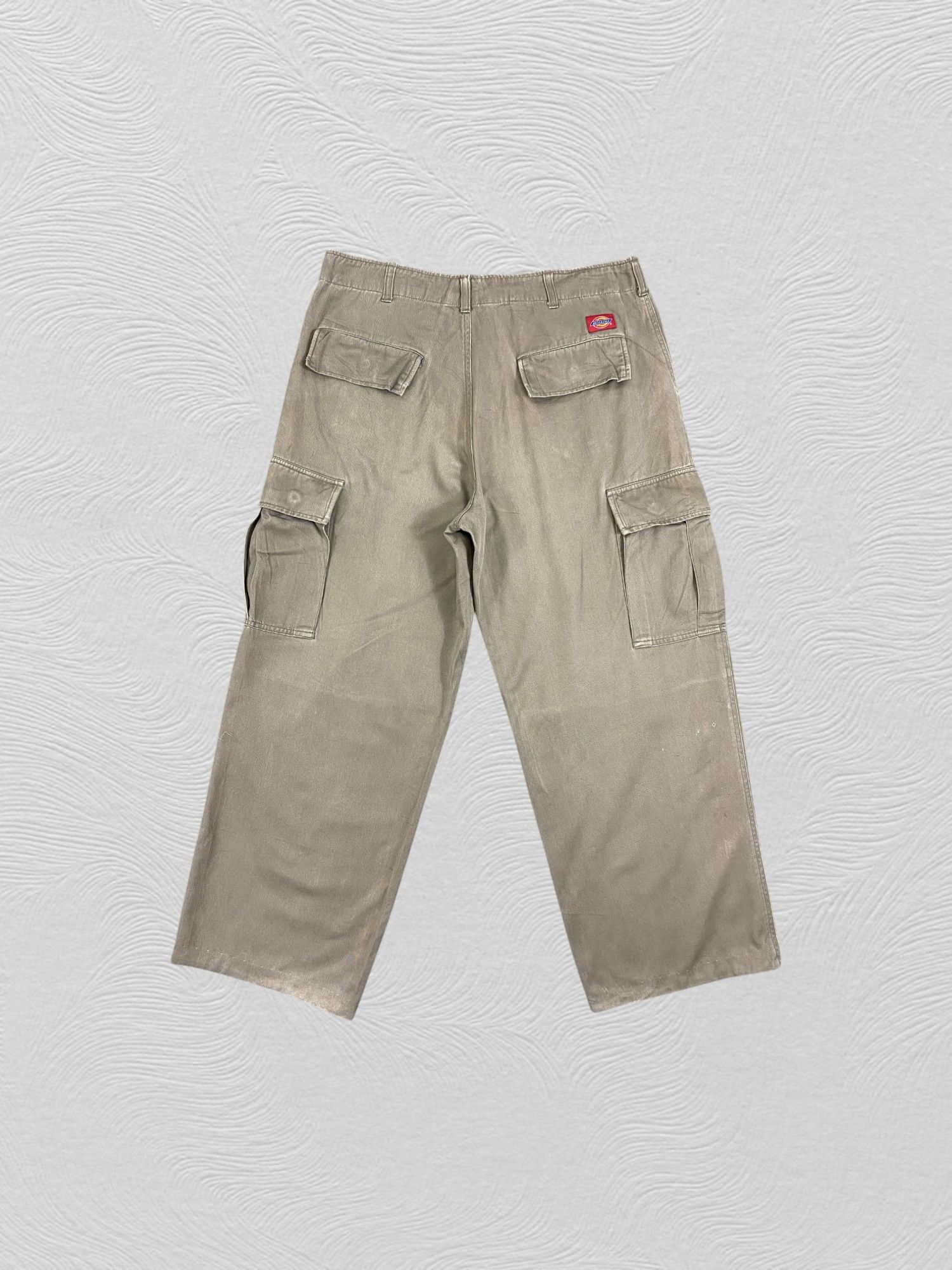 Dickies Vintage Dickies Cargo Sun Faded Baggy Pants 33x28 -CP252 Size US 33 - 2 Thumbnail