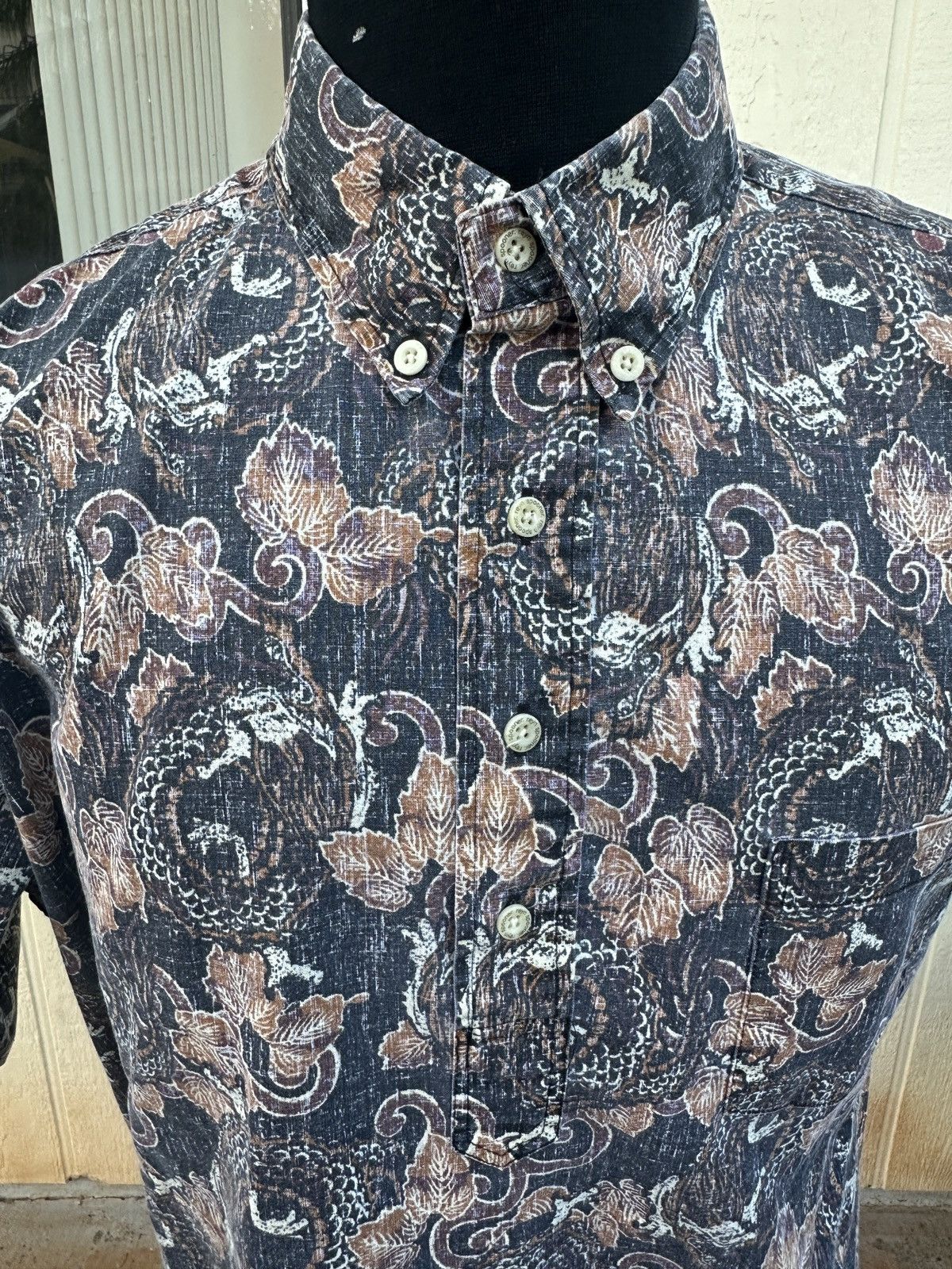 Reyn Spooner Reyn Spooner Hawaiian Print 3/4 Button Multicolored Men's L Size US L / EU 52-54 / 3 - 3 Thumbnail