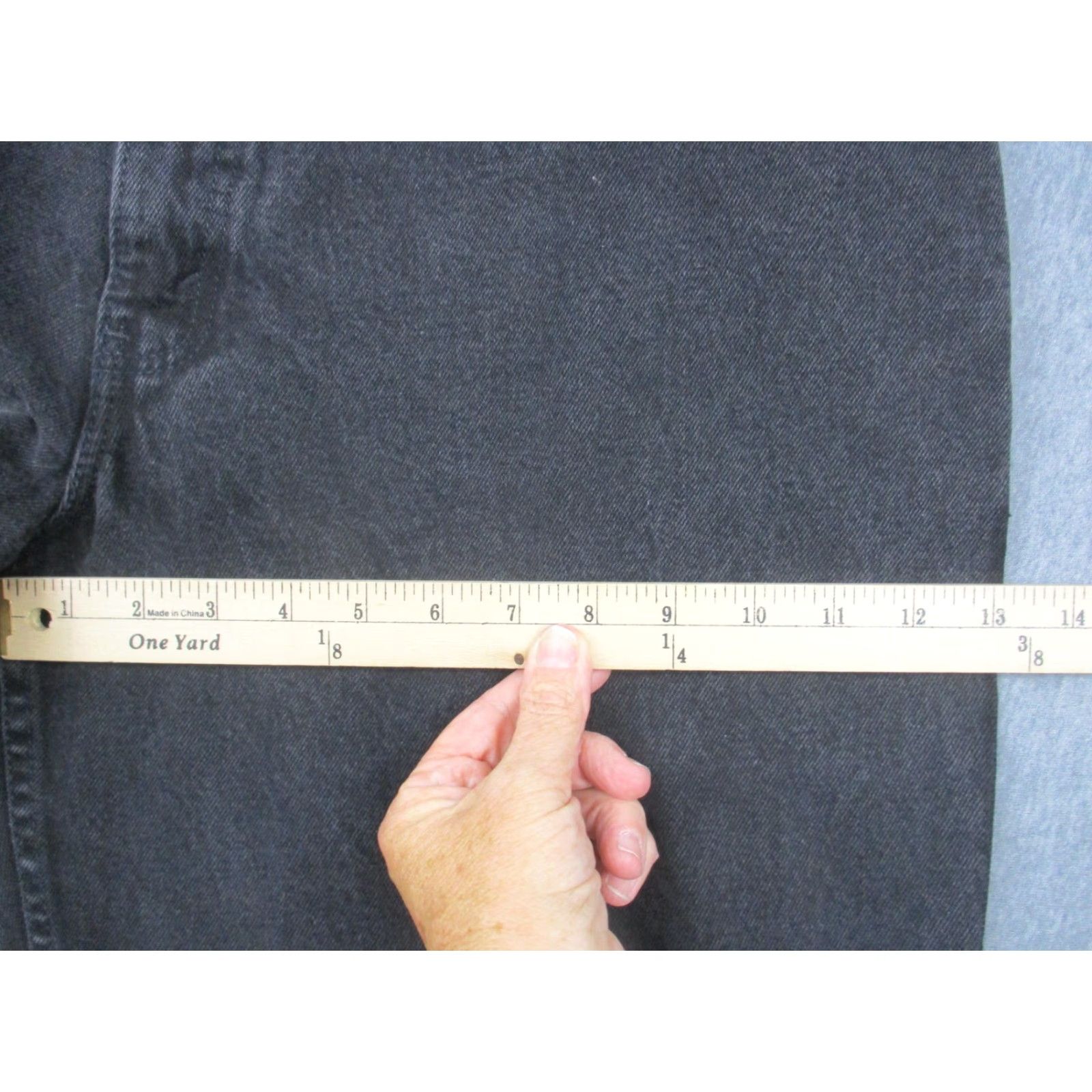 Levi's VINTAGE Levi's 545 Jeans Mens 38x30 Black Loose Fit Tapered Leg Made in USA 90s Denim Size US 38 / EU 54 - 7 Thumbnail