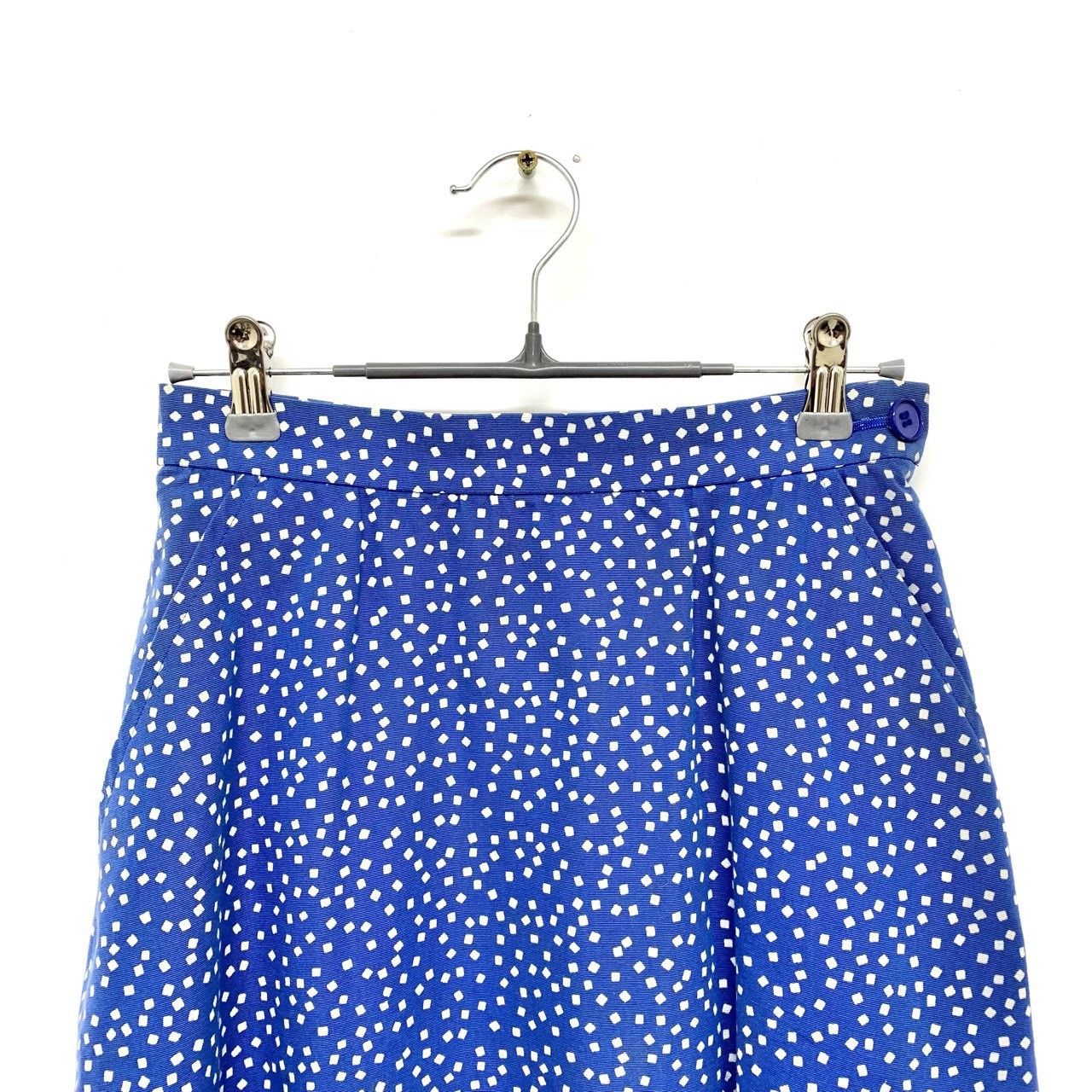 Saint Laurent Paris Saint laurent Blue polka-dot skirt 2501-Nextarrow Size 38" / US 16 / IT 52 - 3 Thumbnail