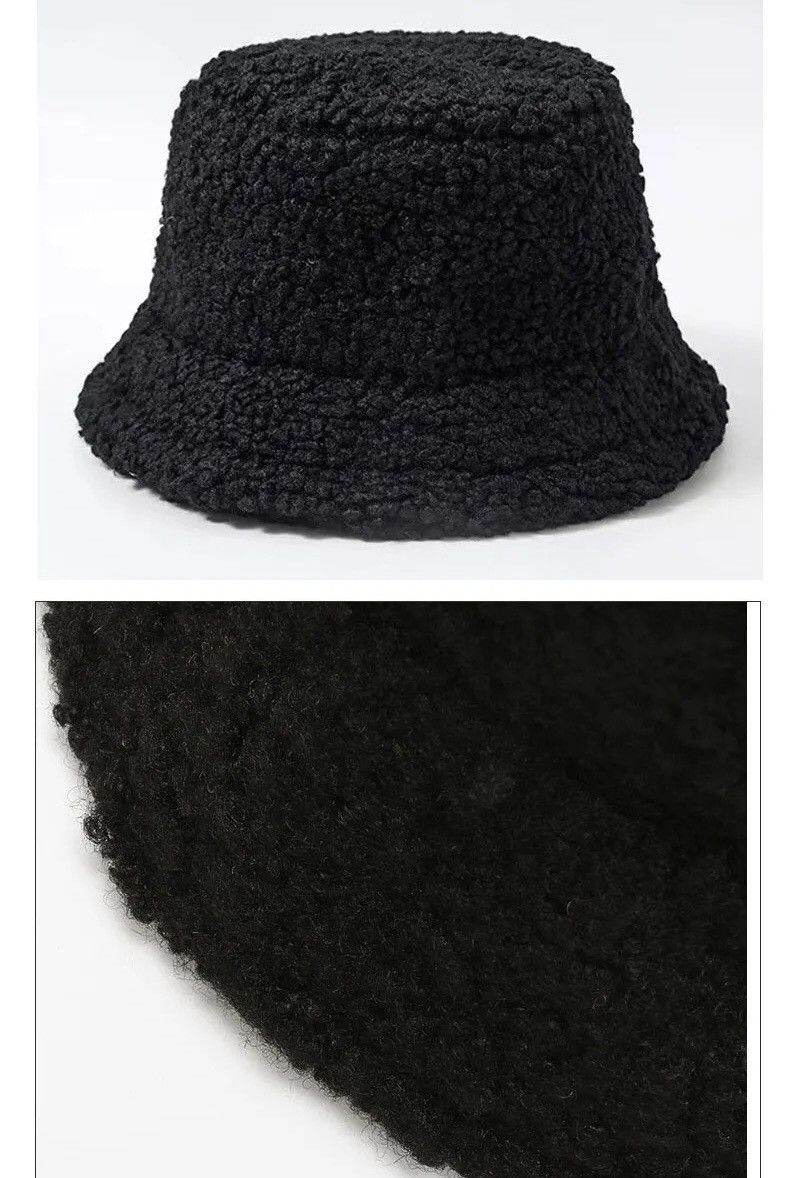 Vintage Fluffy Fashion Panama Bucket Hat Size ONE SIZE - 2 Thumbnail