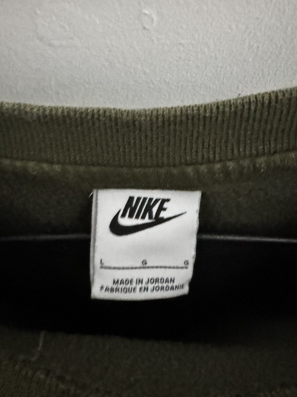 Nike Nike Crewneck - Olive Green Size US L / EU 52-54 / 3 - 3 Thumbnail