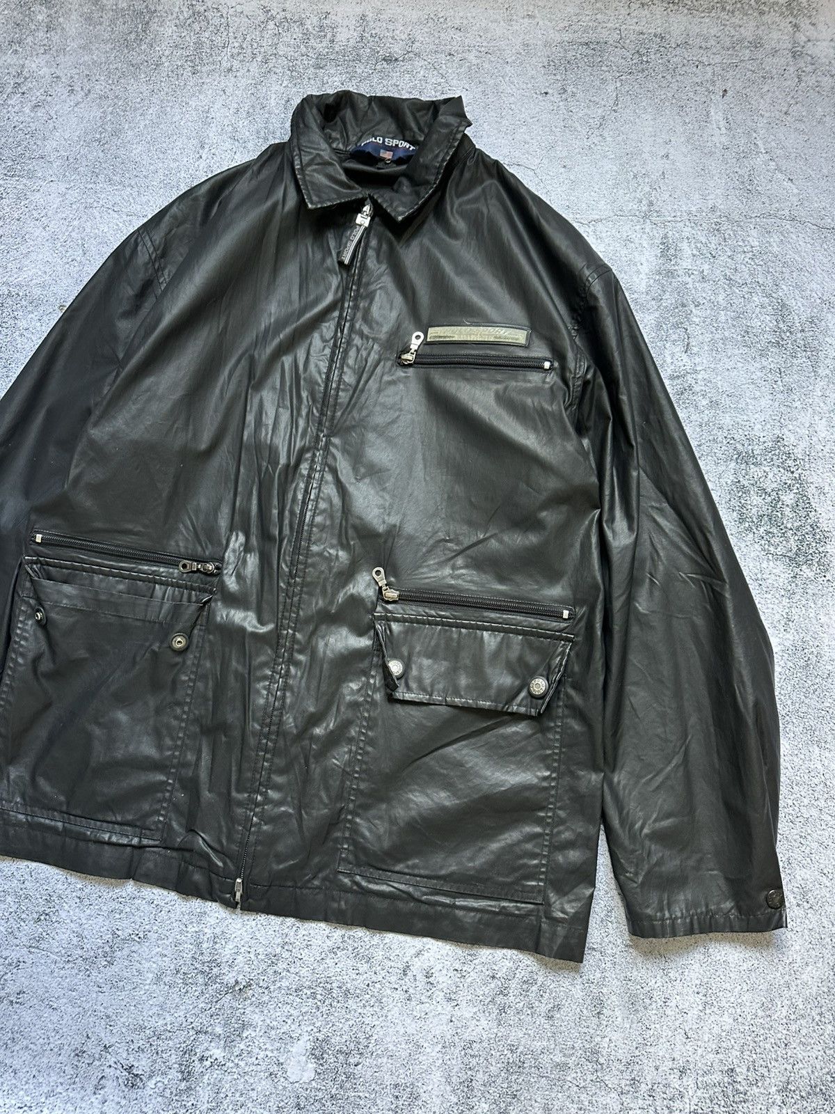Ralph Lauren Rare Vintage Polo Ralph Lauren Sport Full Nylon Jacket Size US M / EU 48-50 / 2 - 5 Thumbnail