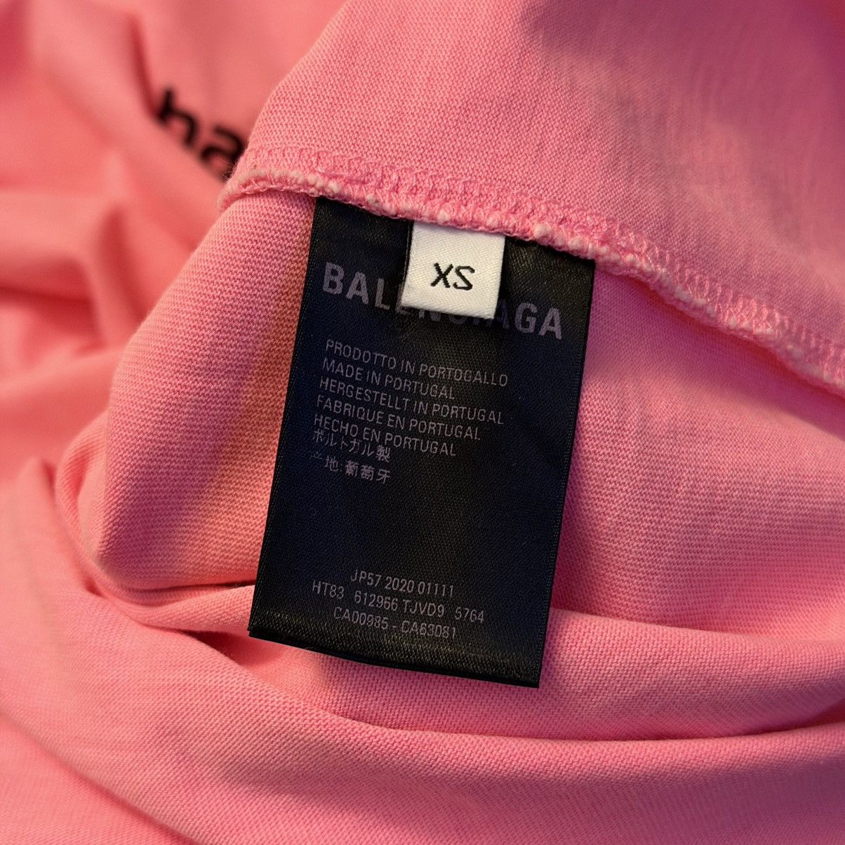 Balenciaga Balenciaga Embroidered Cotton T-Shirt Size Medium Fits Large Size US L / EU 52-54 / 3 - 6 Thumbnail