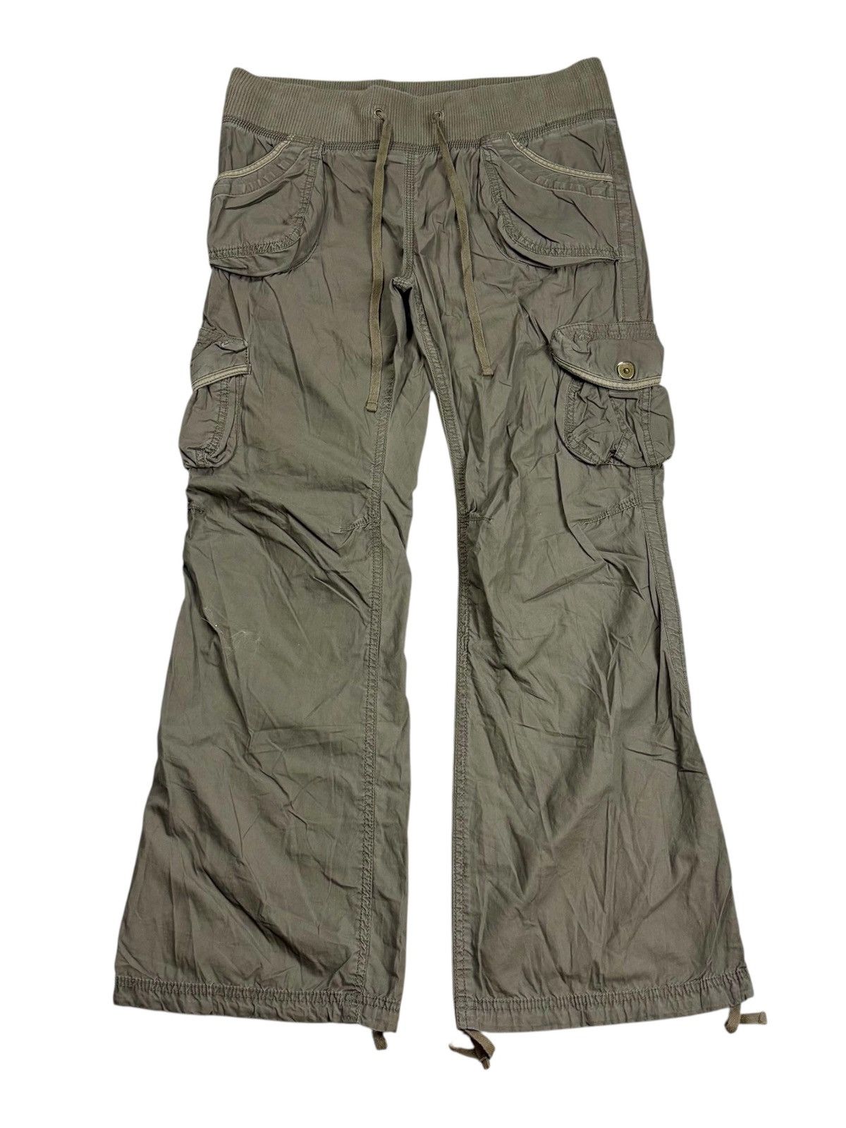 GOA Archive GOA - Apocalypse Style Flared Cargo Pants Size US 29 - 1 Thumbnail