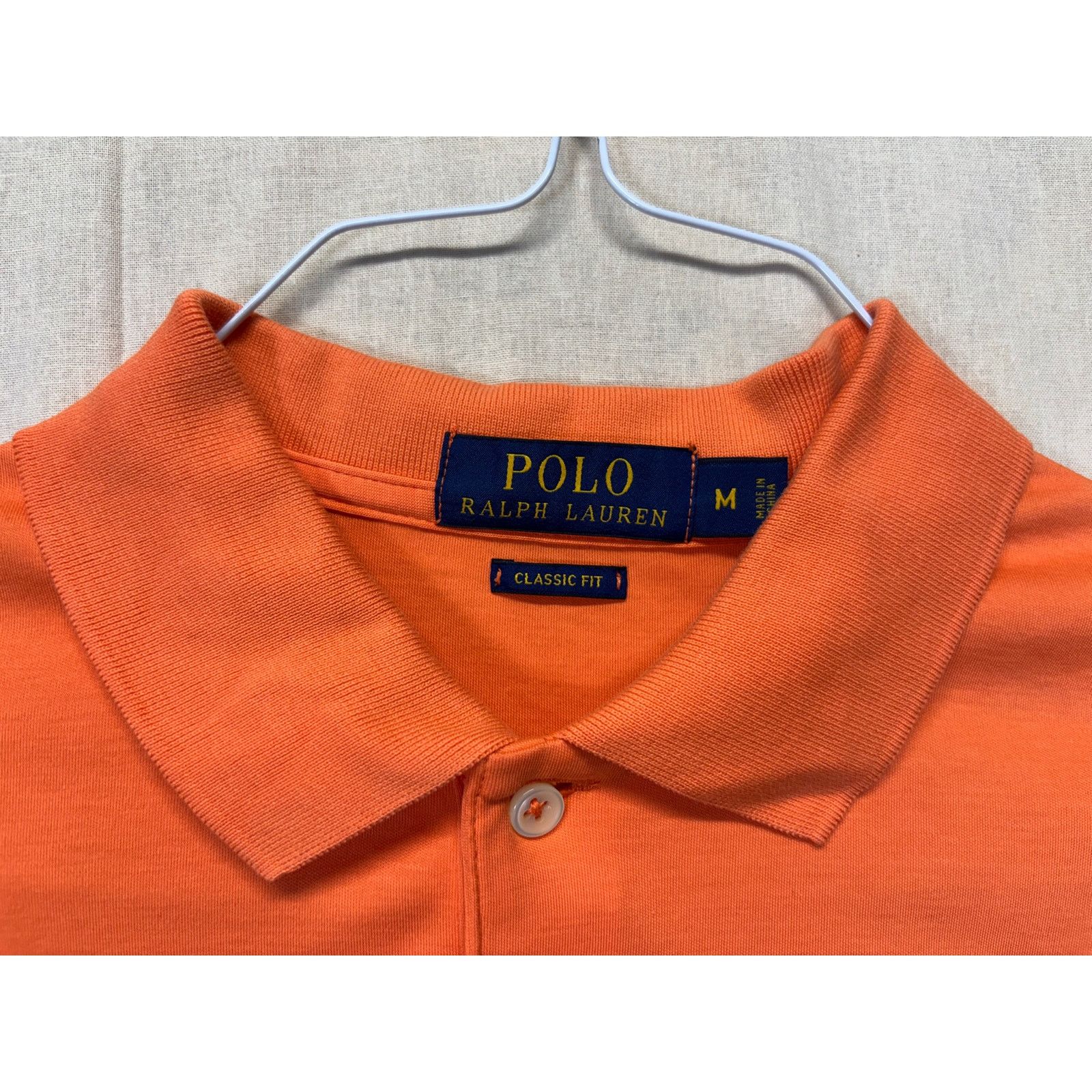 Polo Ralph Lauren Polo Ralph Lauren Men’s Classic Fit Polo Shirt Orange M Size US M / EU 48-50 / 2 - 12 Thumbnail