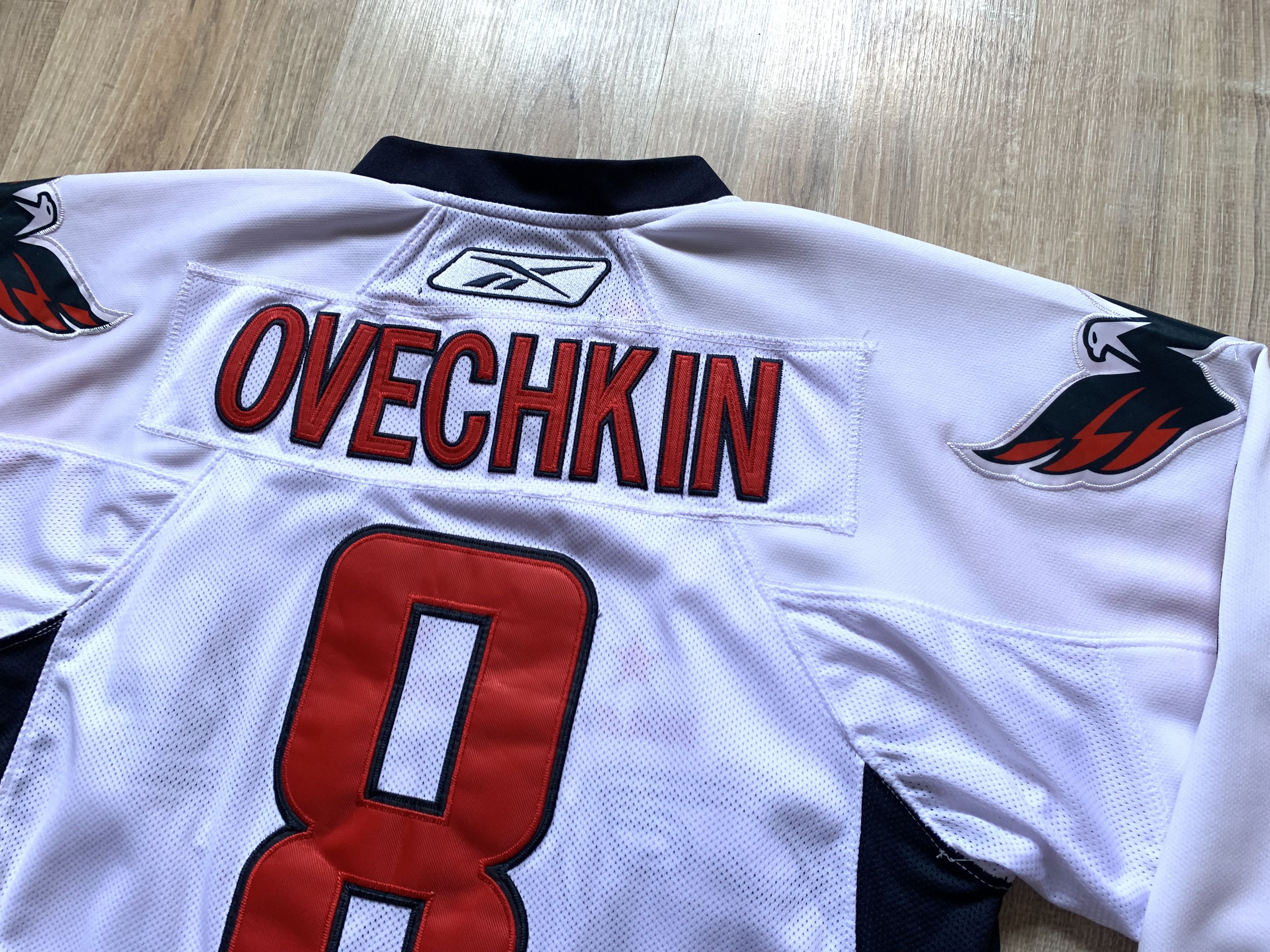 Ccm × NHL × Reebok Reebok Washington Capitals Alexander Ovechkin #8 Jersey Size US M / EU 48-50 / 2 - 8 Thumbnail