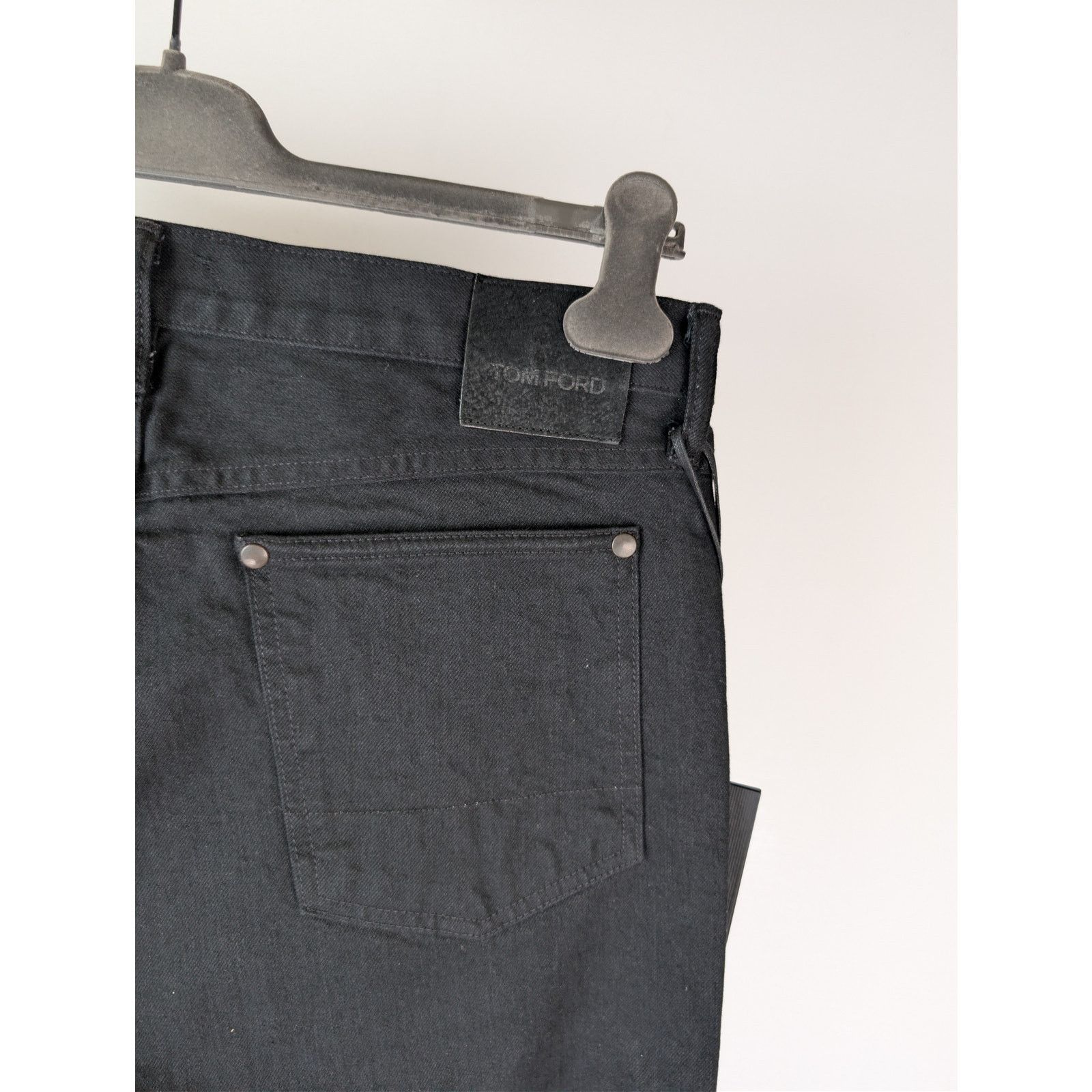 Tom Ford o1rshd1 Tapered Fit Denim Jeans in Black Size US 34 / EU 50 - 14 Thumbnail