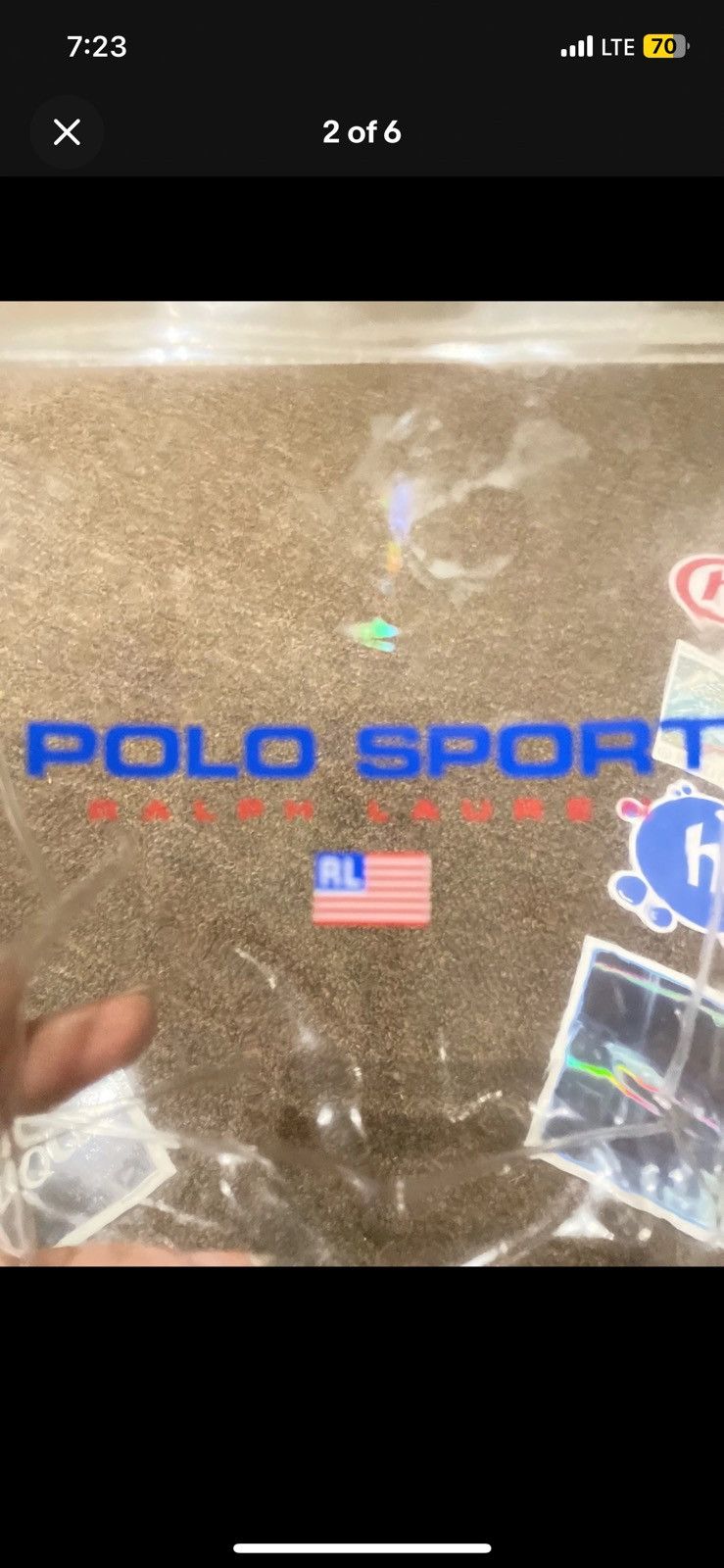 Polo Ralph Lauren Ralph Lauren Polo Sport clear zipper travel bag vintage Size ONE SIZE - 2 Thumbnail