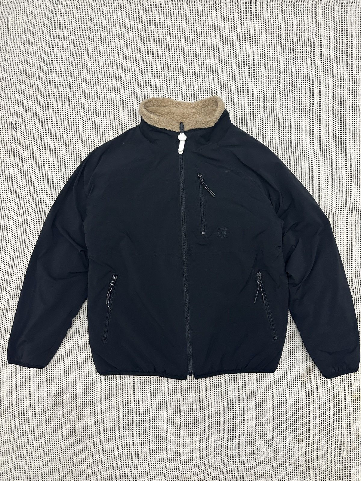 Japanese Brand 🔥VINTAGE POWER TO THE PEOPLE DIP PILE FLEECE JACKET Size US M / EU 48-50 / 2 - 6 Thumbnail