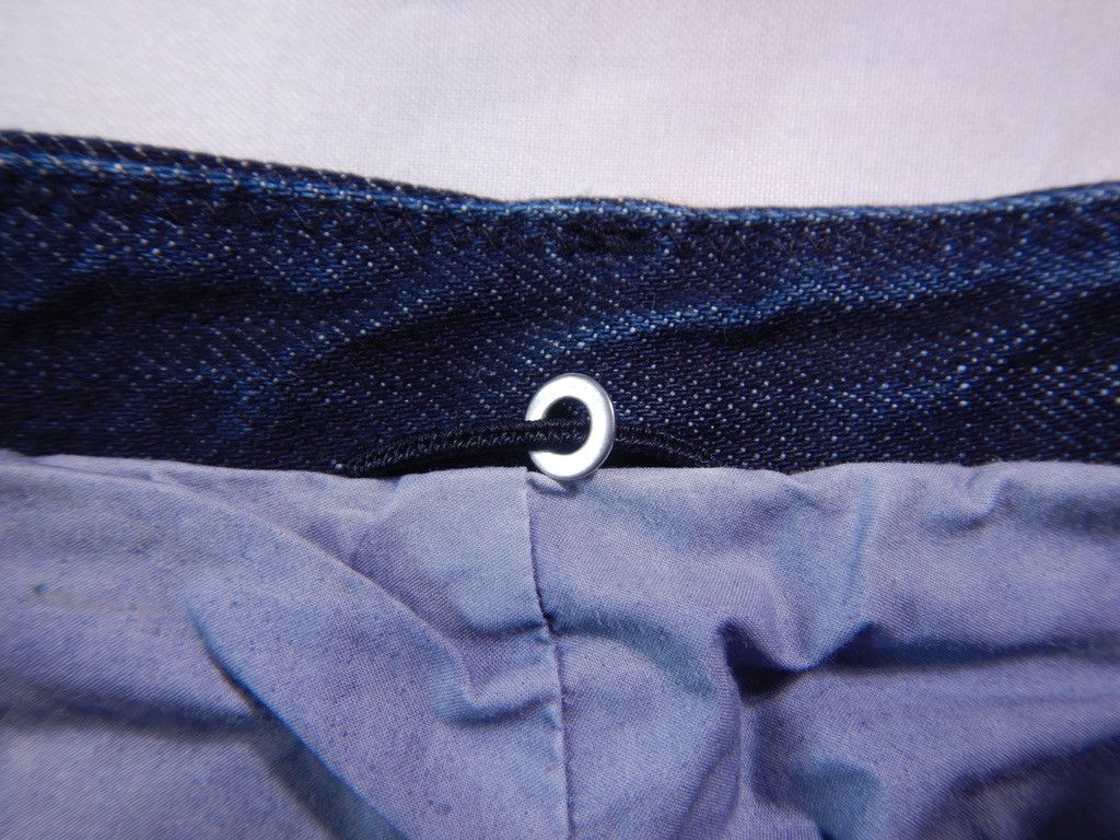 Label Under Construction Button fly indigo selvedge jeans Size US 32 / EU 48 - 7 Thumbnail