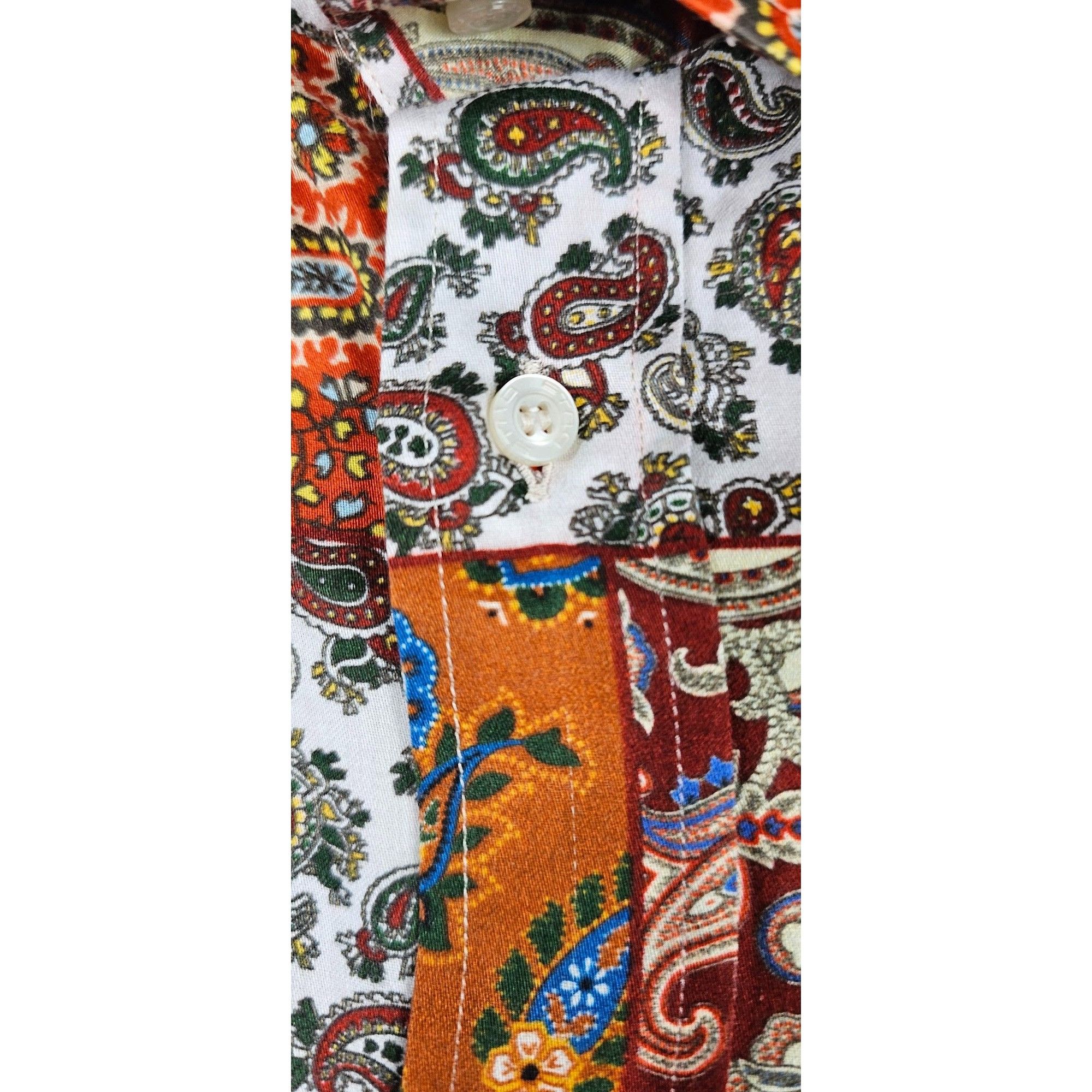 Etro Paisley Button-Down Shirt Size US XXL / EU 58 / 5 - 6 Thumbnail