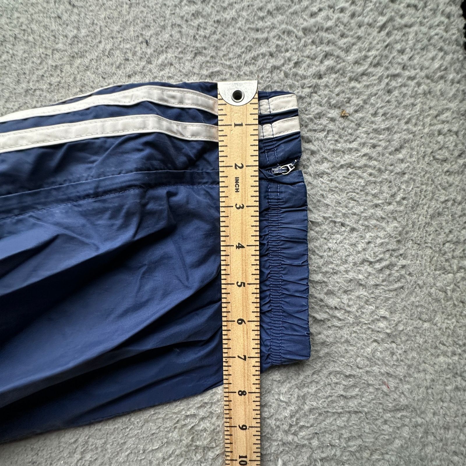 Adidas Vintage Y2K Adidas Windbreaker Pants Mens L Blue Ankle Zip Size US 33 - 9 Thumbnail