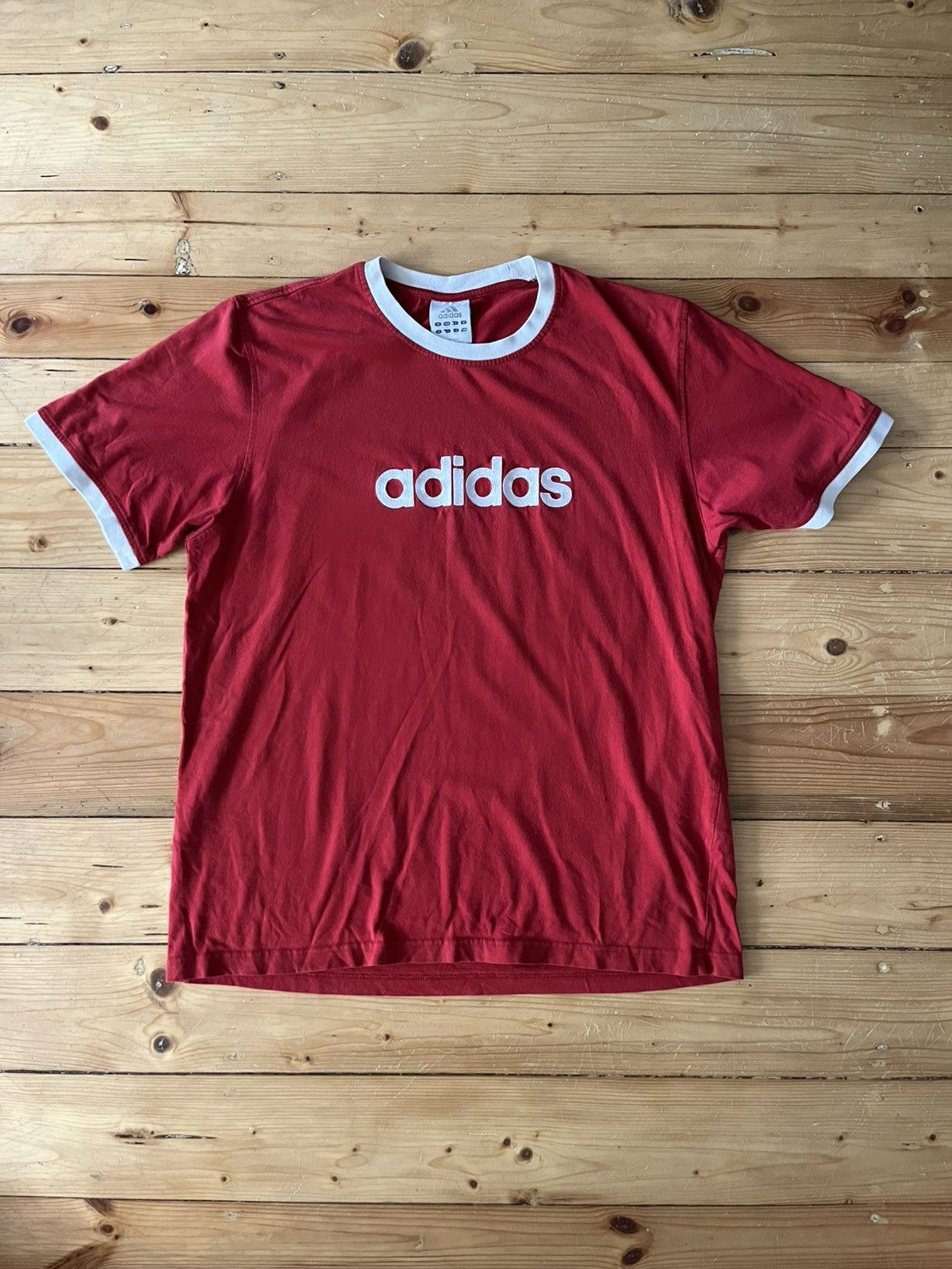 Vintage Vintage adidas tshirt Size US L / EU 52-54 / 3 - 1 Thumbnail