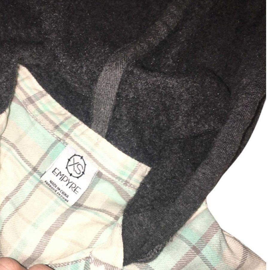 Other 2 Long Sleeve Button Down Hooded Flannels Plaid Jackets Sz M Size M / US 6-8 / IT 42-44 - 2 Thumbnail