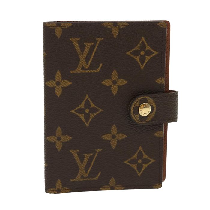 LOUIS VUITTON Monogram Agenda GM Day Planner Cover Authentic 