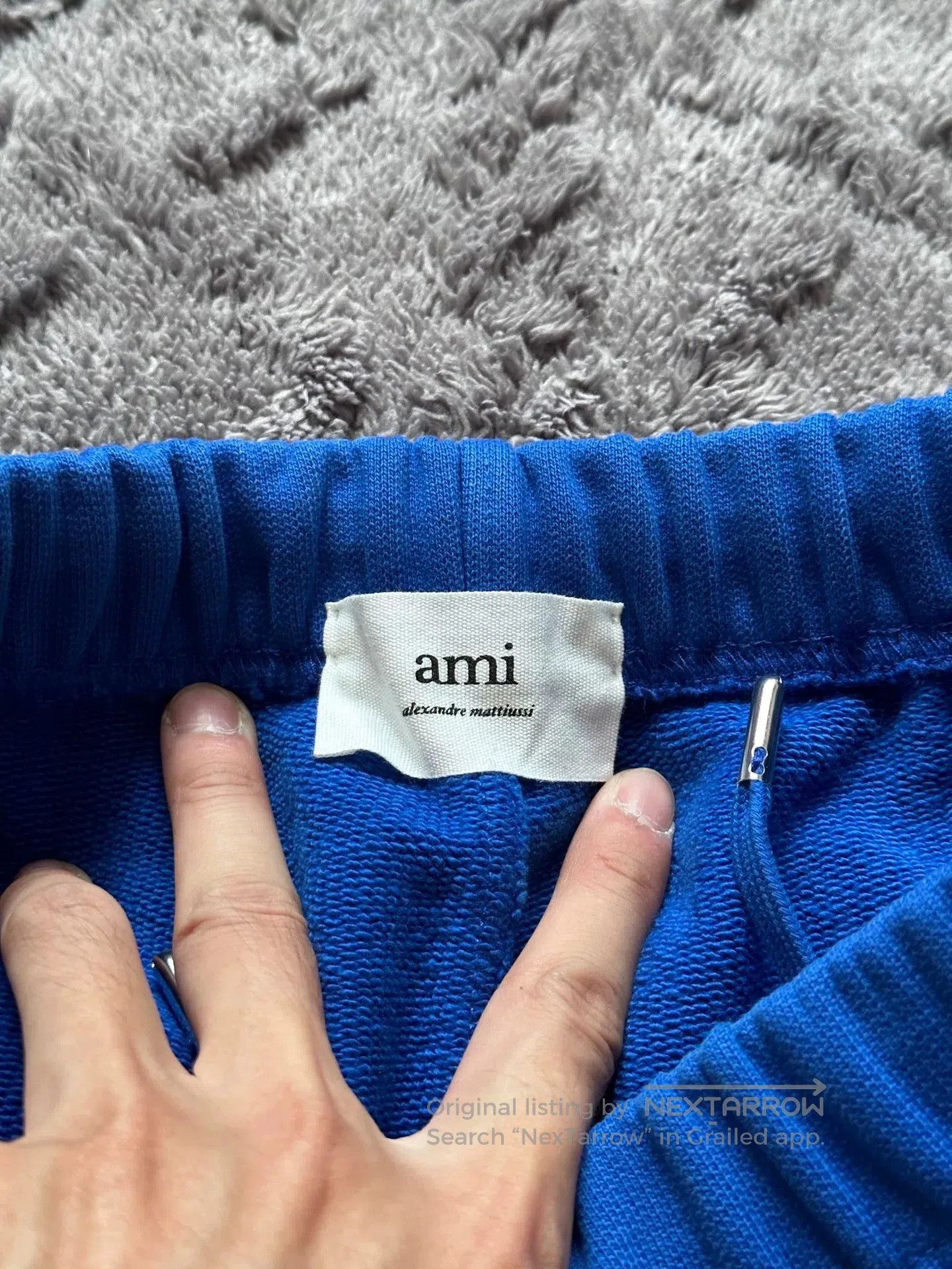 AMI AMI Paris Blue Wide-Leg Trousers. Size US 30 / EU 46 - 4 Thumbnail