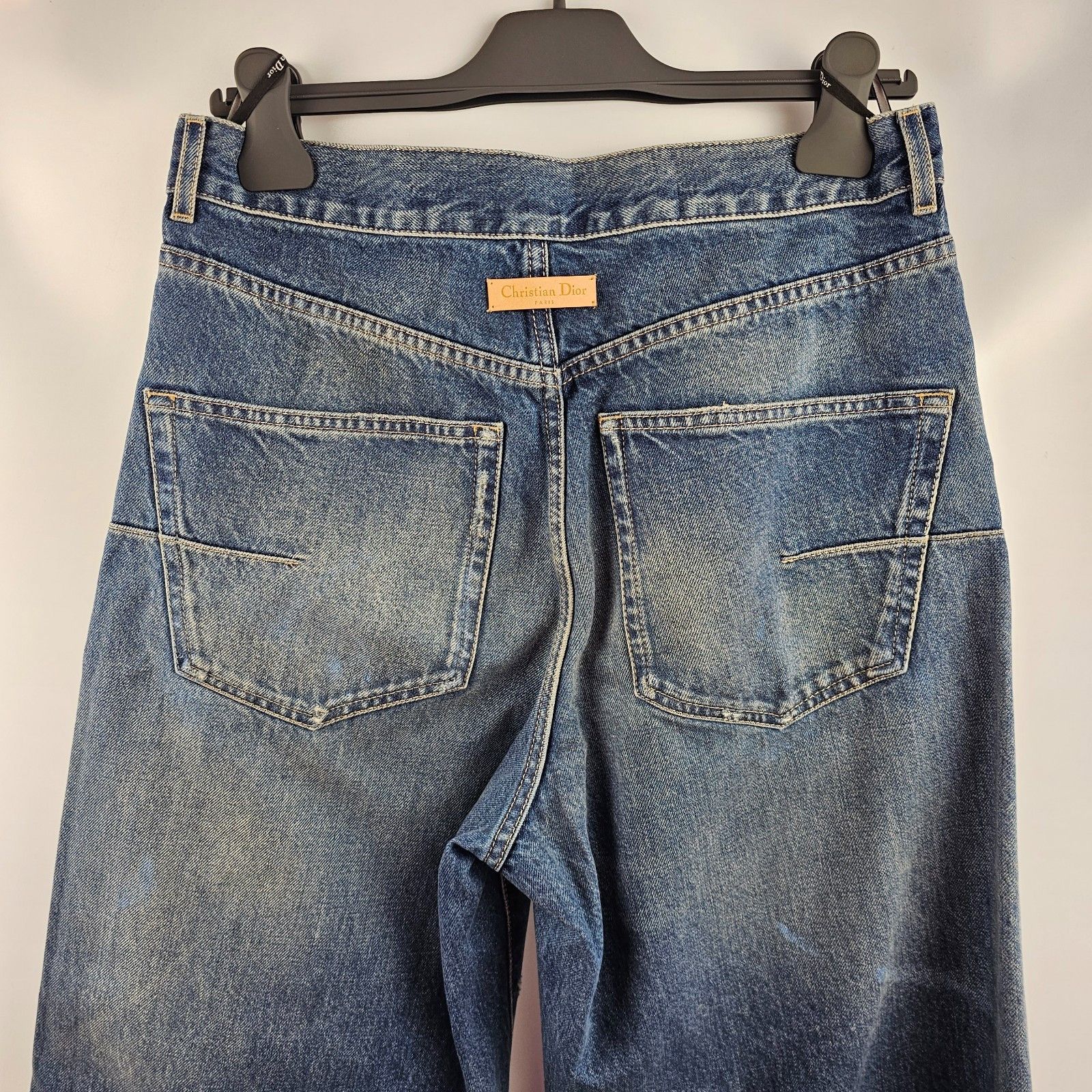 Dior DIOR $3000 Blue Flared Jeans New & Authentic (Men's size:36; Size 25" / US 0 / IT 36 - 6 Thumbnail