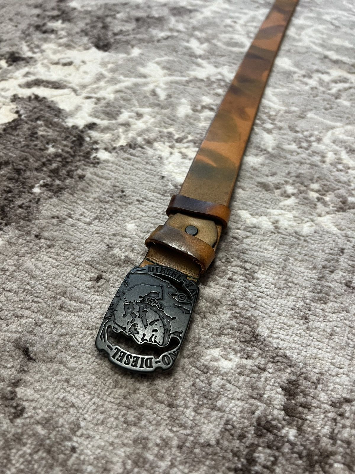 Diesel Vintage DIESEL Y2k Avant garde hype Leather Belt Size ONE SIZE - 4 Thumbnail