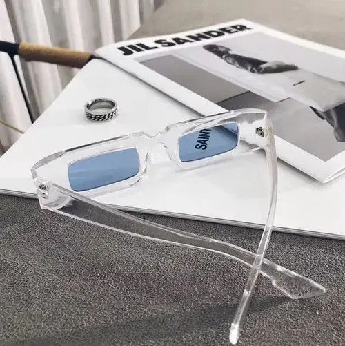 Vintage Retro square glasses with small frames Size ONE SIZE - 2 Thumbnail