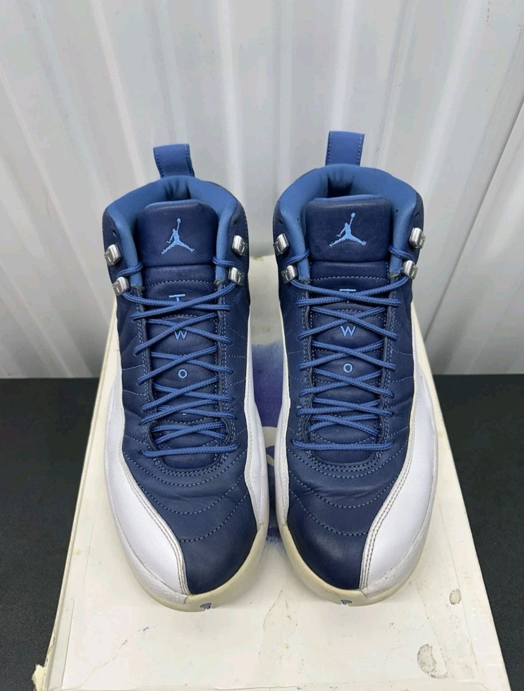 Jordan Brand Nike Air Jordan Retro 12 Indigo 130690404 Size 10.5 Men Size US 10.5 / EU 43-44 - 2 Thumbnail