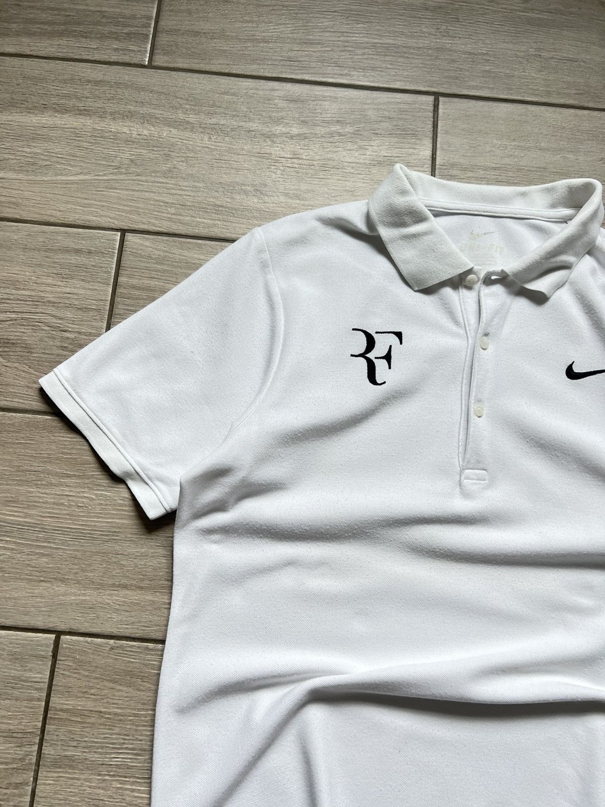 Nike Nike RF Roger Federer White Polo Size US M / EU 48-50 / 2 - 4 Thumbnail