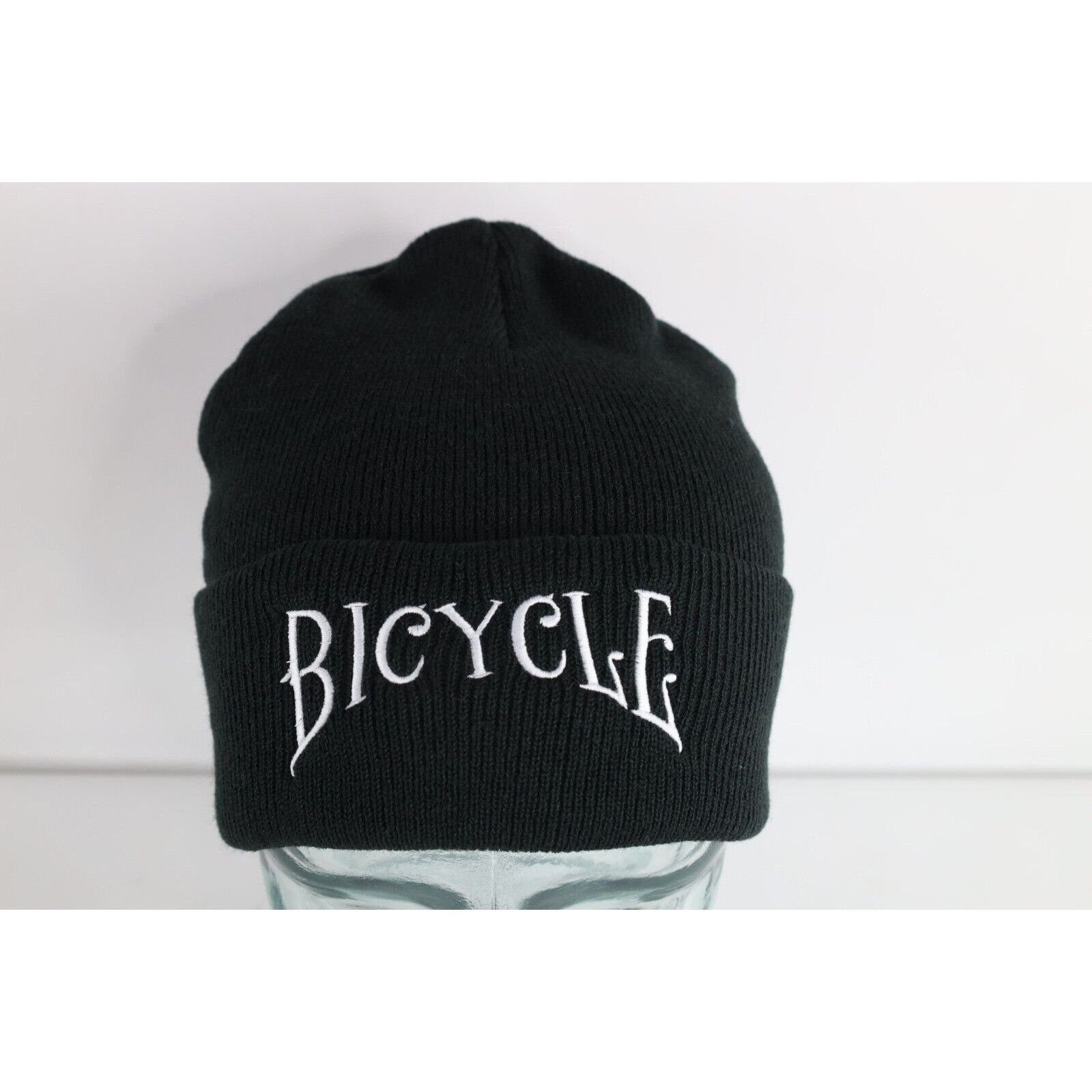Vintage Vintage Bicycle Playing Cards Knit Winter Beanie Hat Size ONE SIZE - 1 Thumbnail