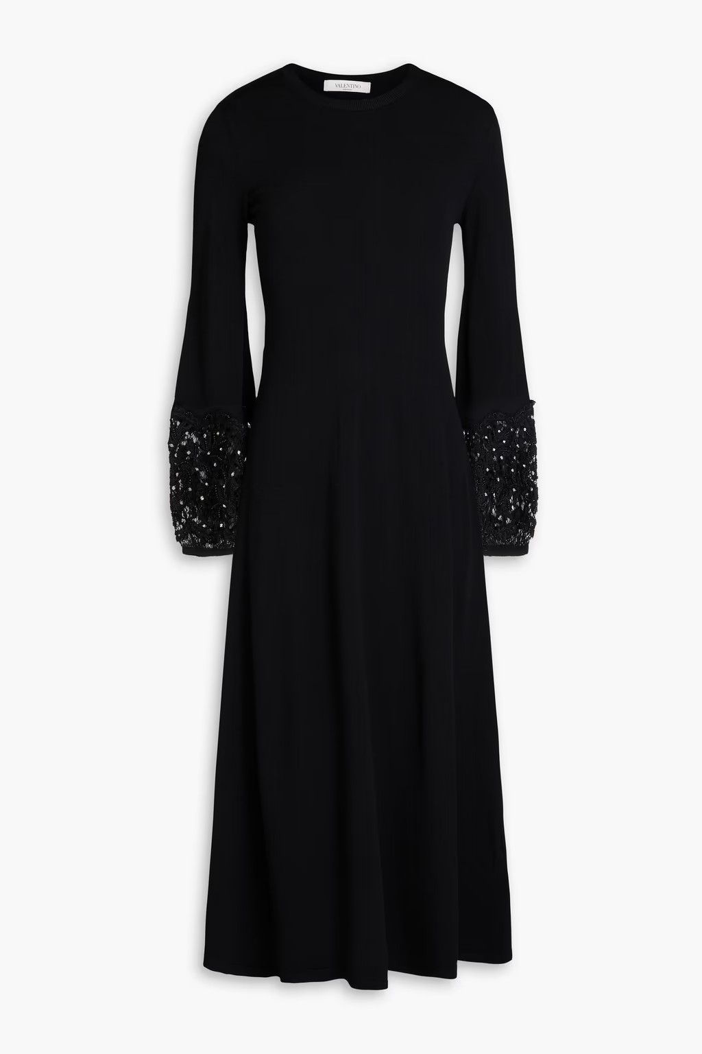 Valentino o1y0226 Midi Dress in Black Size XS / US 0-2 / IT 36-38 - 1 Thumbnail