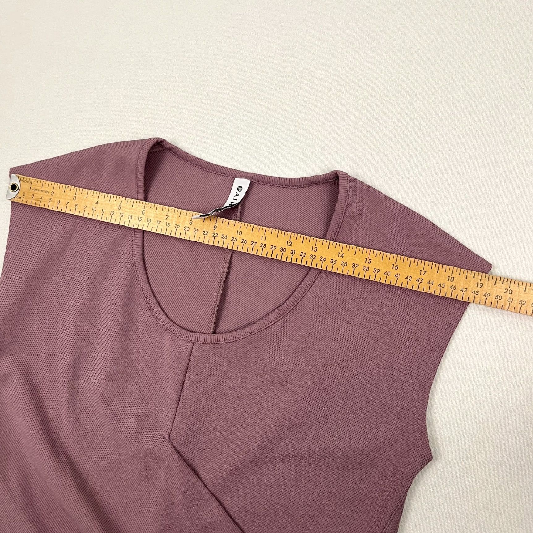 Athleta Athleta Bayview Tee Shirt Women Medium Mauve Flora Pink Active Yoga Wrap Wicking Shirt Size M / US 6-8 / IT 42-44 - 4 Thumbnail