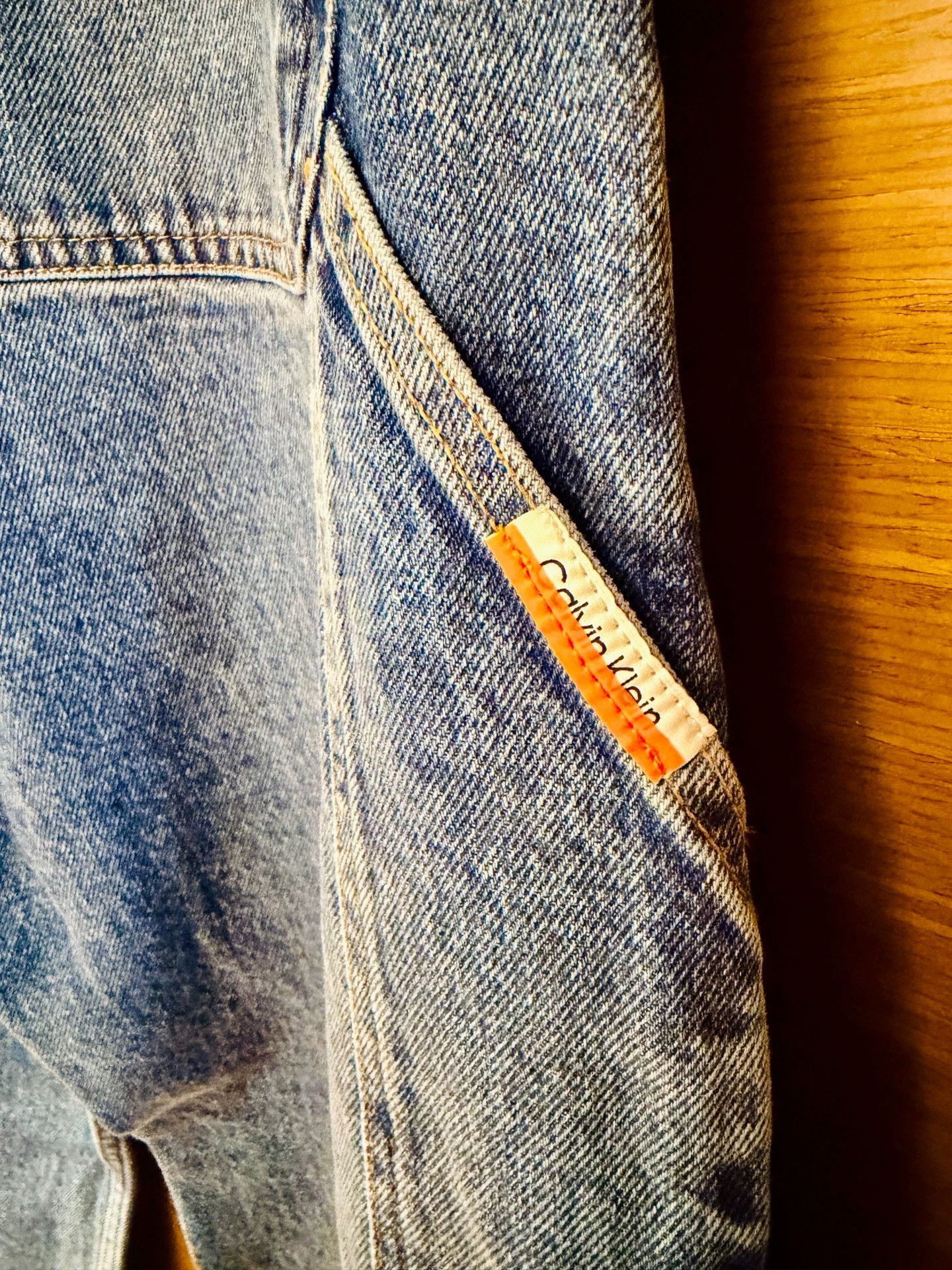 Calvin Klein Heron Preston for Calvin Klein Washed Denim Loggers Size US 30 / EU 46 - 4 Thumbnail