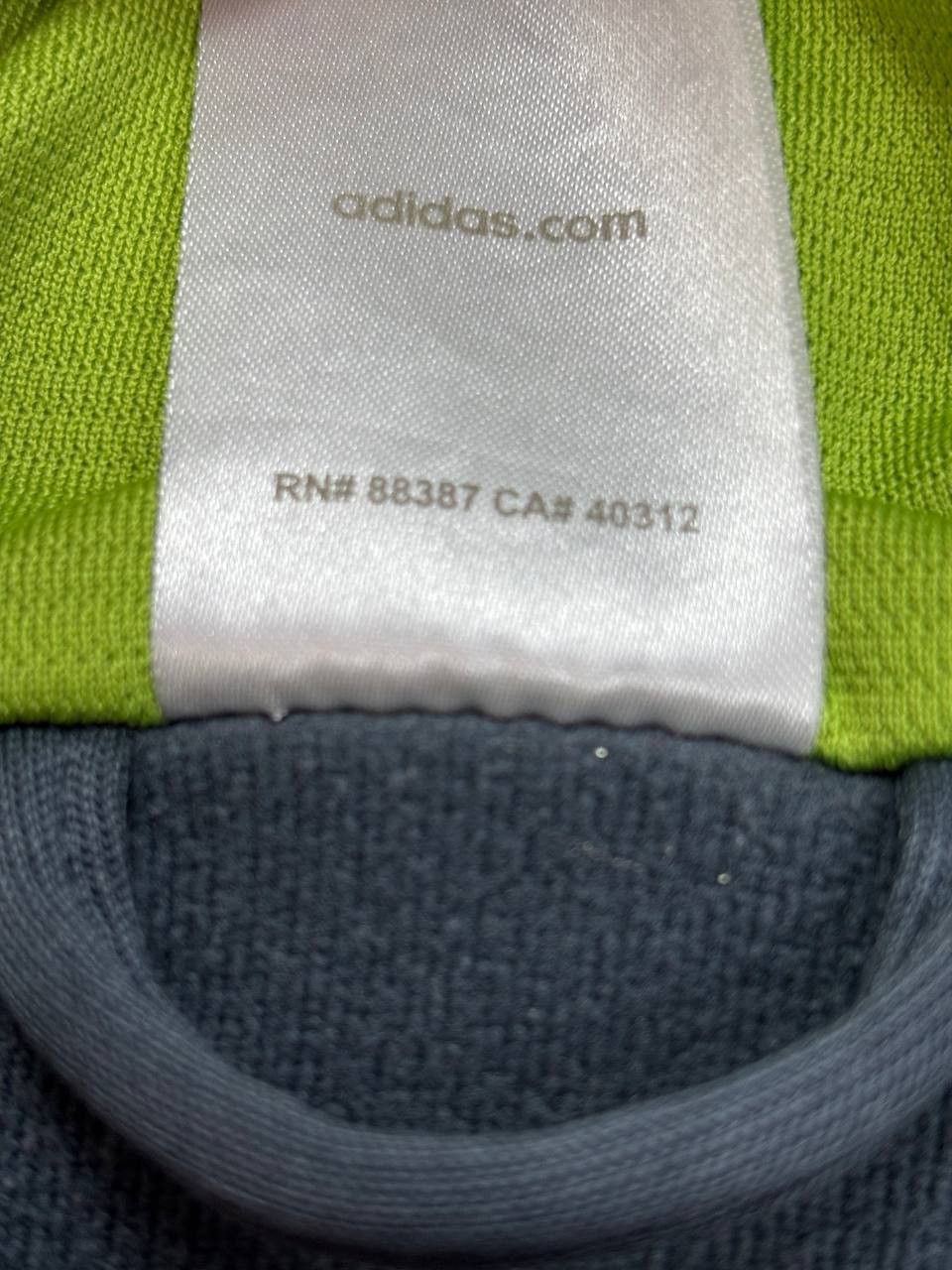 Adidas Adidas 2012 Vintage Neon Stripe Full Zip Hoodie Size US M / EU 48-50 / 2 - 12 Thumbnail