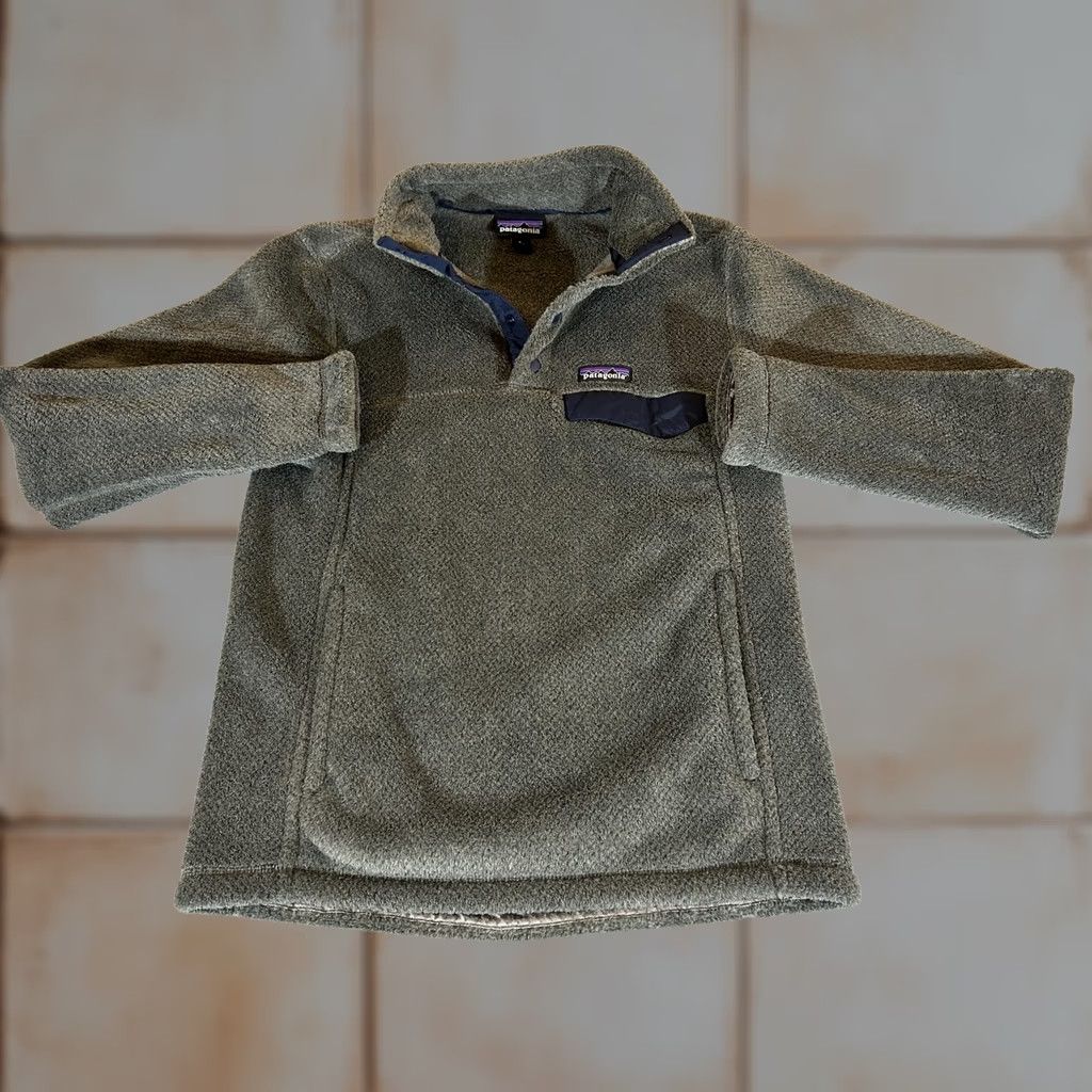 Patagonia Patagonia Jacket Mens Small Re-Tool Snap-T Fleece Pullover Gray High Pile Synchilla Zip Pockets Window 90s? Size US S / EU 44-46 / 1 - 1 Thumbnail