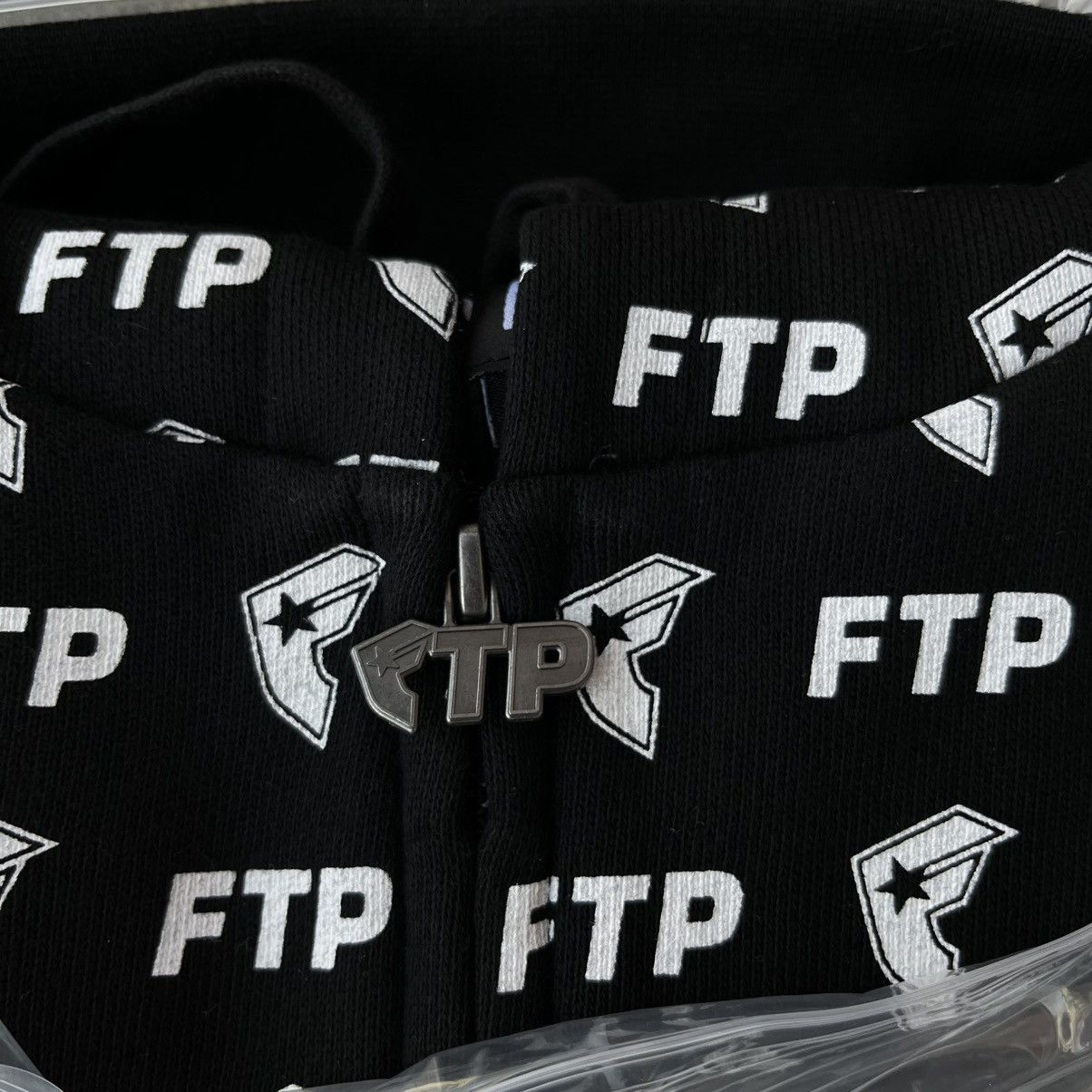 Fuck The Population 2024’ FTP x Famous All Over Logo Zip Up Hoodie Black Sz XL Size US XL / EU 56 / 4 - 4 Thumbnail