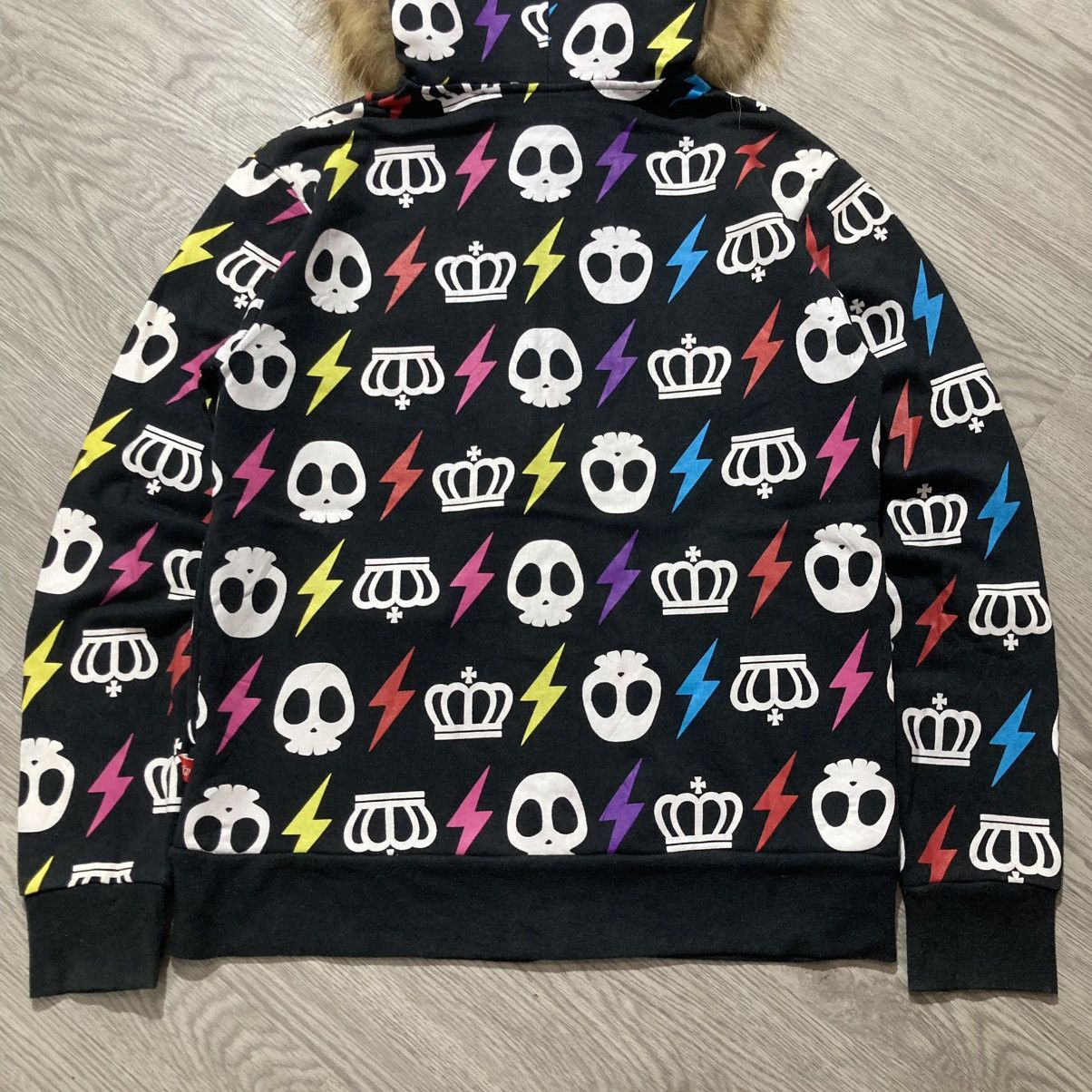 Hysteric Glamour 2000s Baby Doll All Over Print Logo Fur Ziphoodie Black Lgb Size US M / EU 48-50 / 2 - 13 Thumbnail