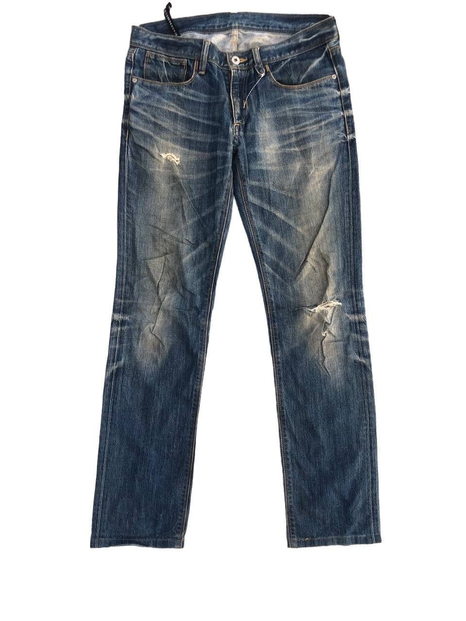 Black Barrett × Neil Barrett BLACK BARRET BY NEIL BARRET DISTRESSED DENIM Size US 32 / EU 48 - 1 Thumbnail