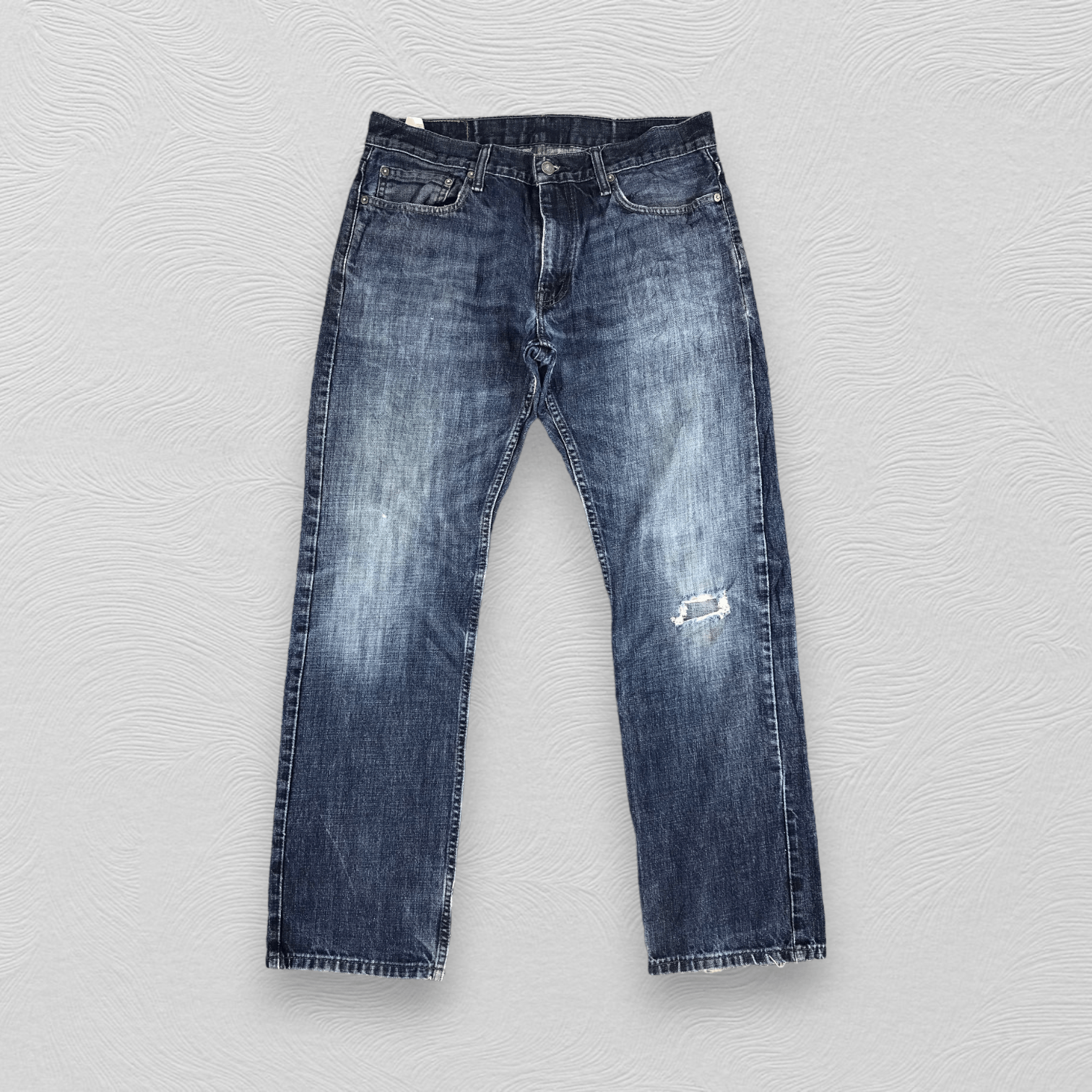 image of Levis x Vintage Levi's 514 Jeans Blue Wash Distressed Denim Kj303, Men's (Size 34)