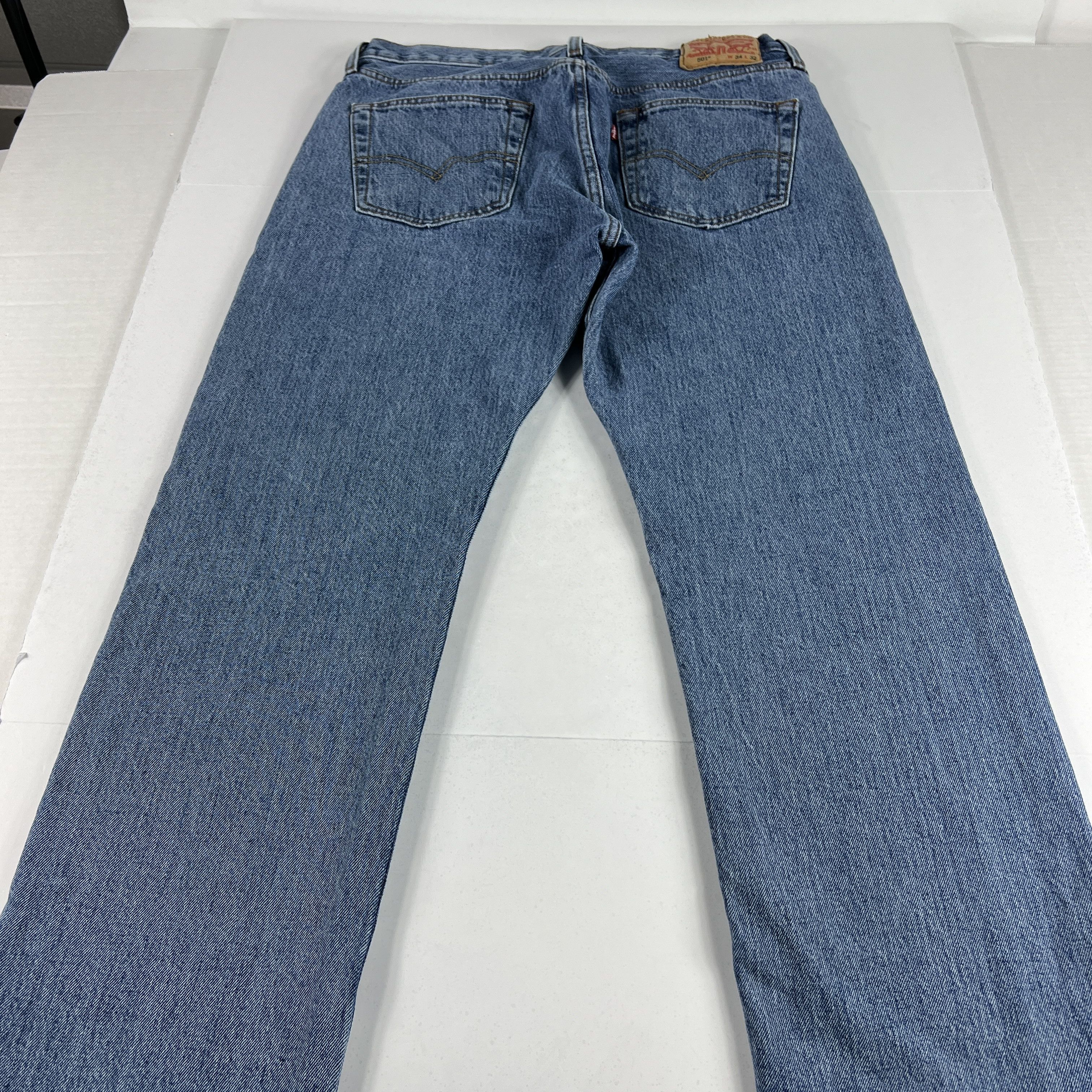 Levi's Levi's Jeans 501 XX Original Straight Blue Cotton Denim Size US 33 - 11 Thumbnail