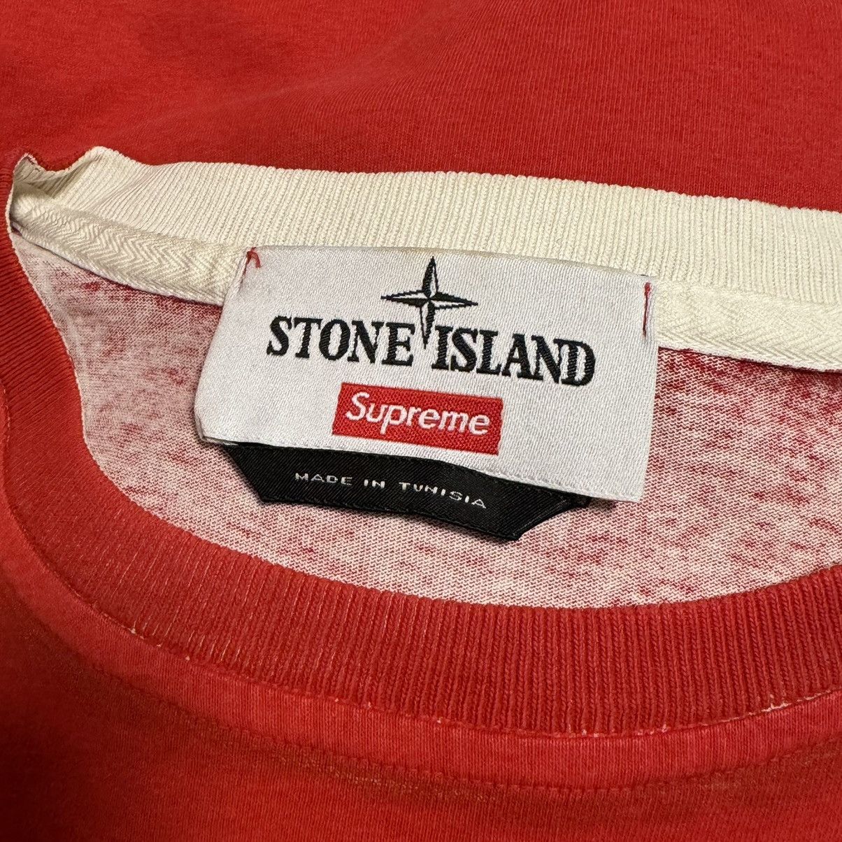 Stone Island × Supreme STONE ISLAND x SUPREME FW 23 LONG SLEEVE TOP “RED” Size US M / EU 48-50 / 2 - 6 Thumbnail