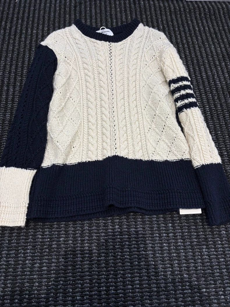 Thom Browne Thom Browne Colorful round neck sweater Size US M / EU 48-50 / 2 - 1 Thumbnail