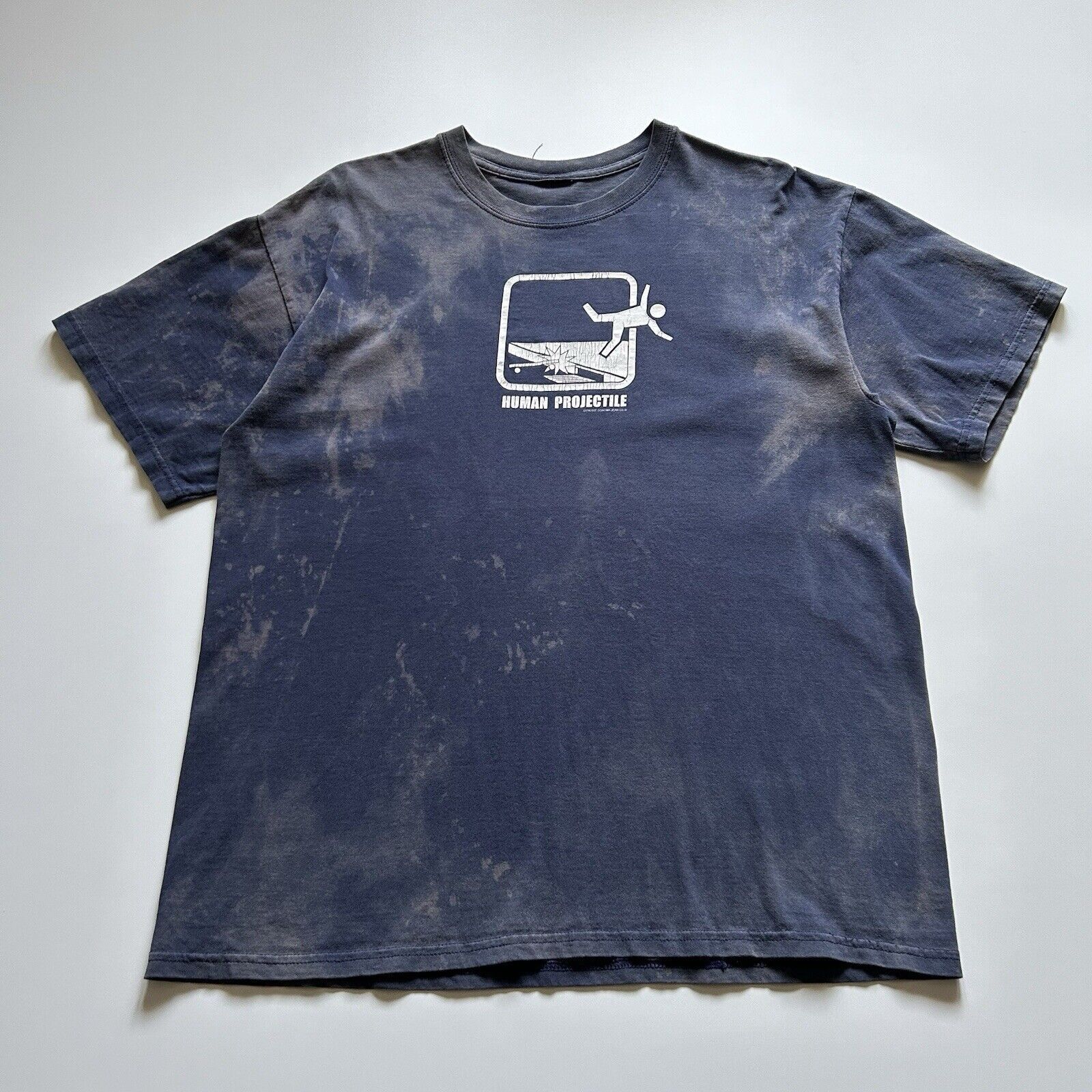Vintage Vintage Y2K Human Projectile Skateboard Funny Art T Shirt XL Size US XL / EU 56 / 4 - 1 Thumbnail