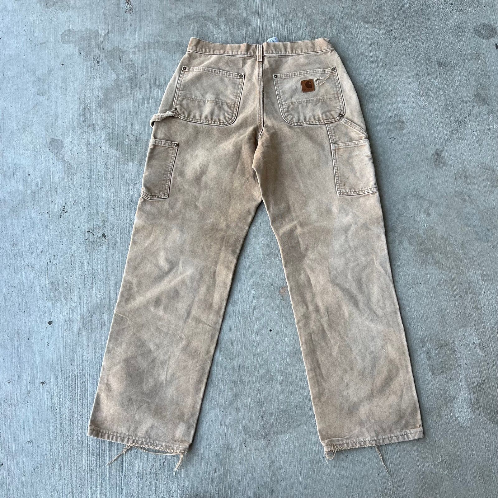 Carhartt × Vintage Carhartt brown double knee work wear carpenter pants Size US 29 - 6 Thumbnail