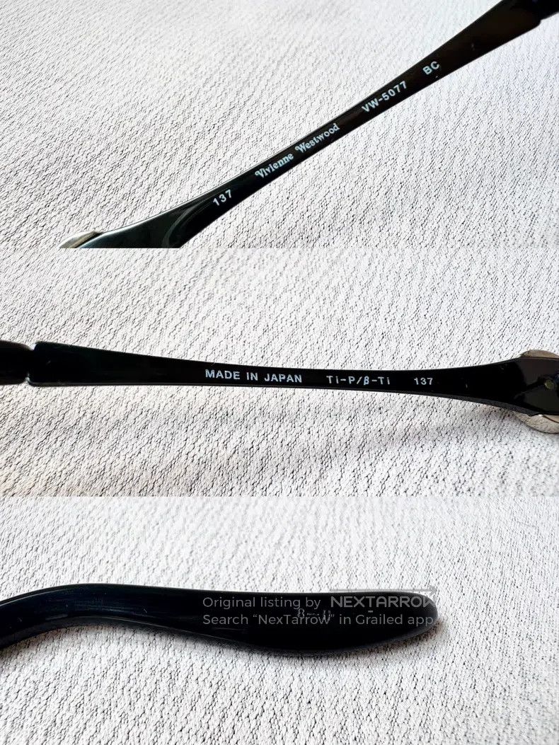 Vivienne Westwood Vivienne Westwood Black half frame skull heart eyeglasses Size ONE SIZE - 4 Thumbnail